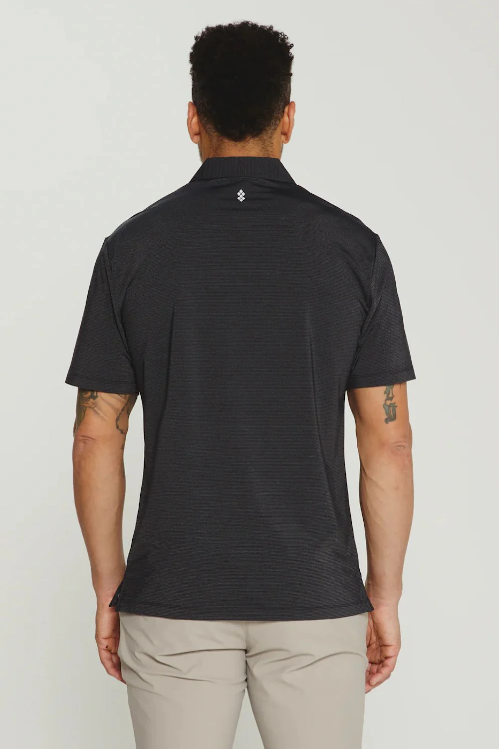 7Diamonds Dawn Patrol Polo for Men in Charcoal | SMP-1456 CHAR - Image 4