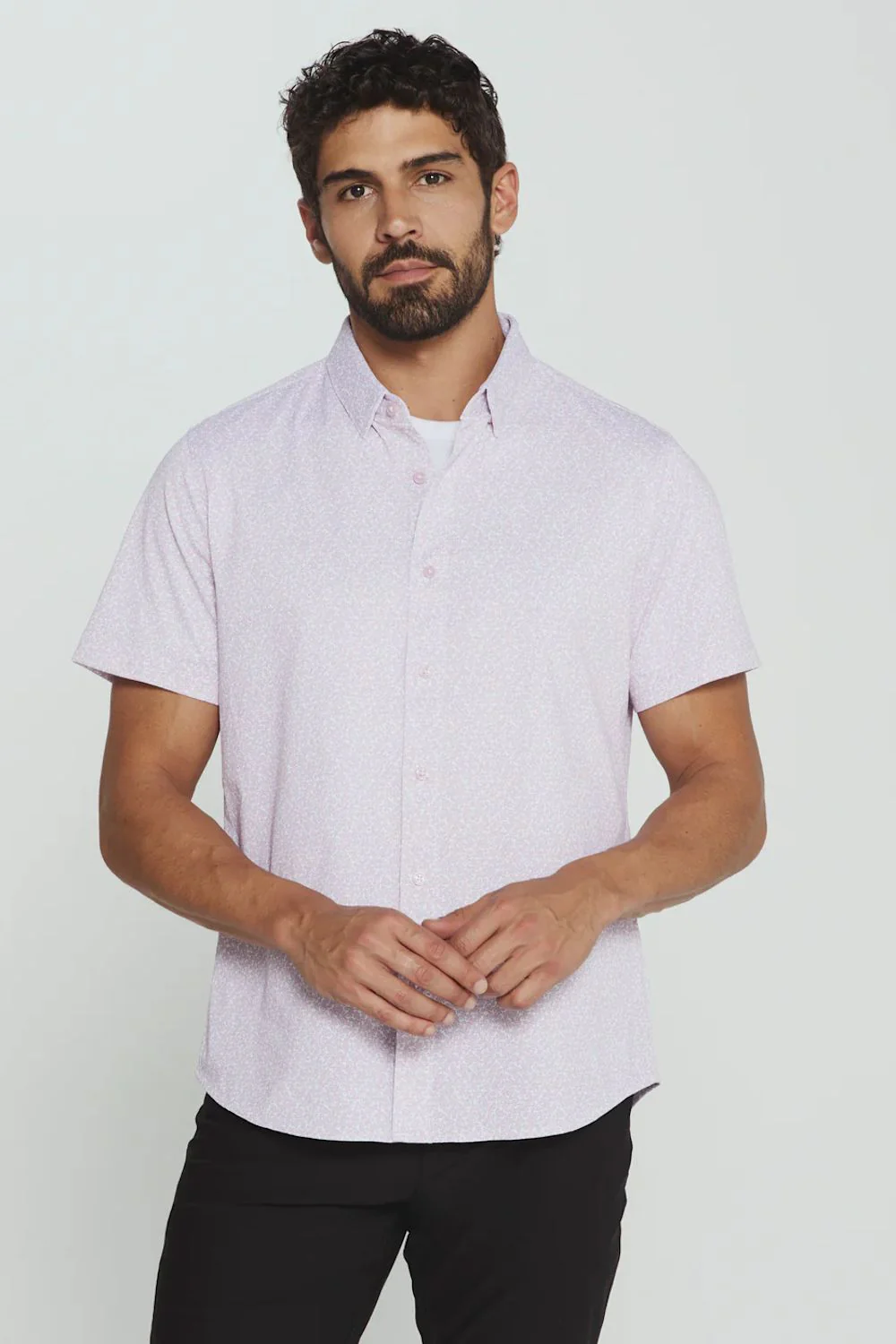 7Diamonds Dorian Shirt for Men in Iris | SMK-8281 IRIS - Image 3