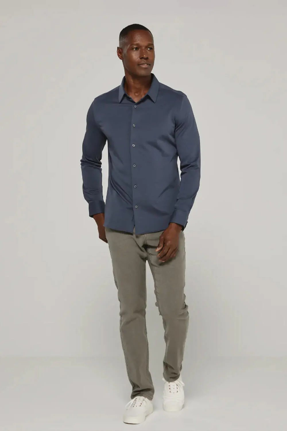 7Diamonds Girona Shirt for Men in Slate | SMKL-7777-SLT - Image 4
