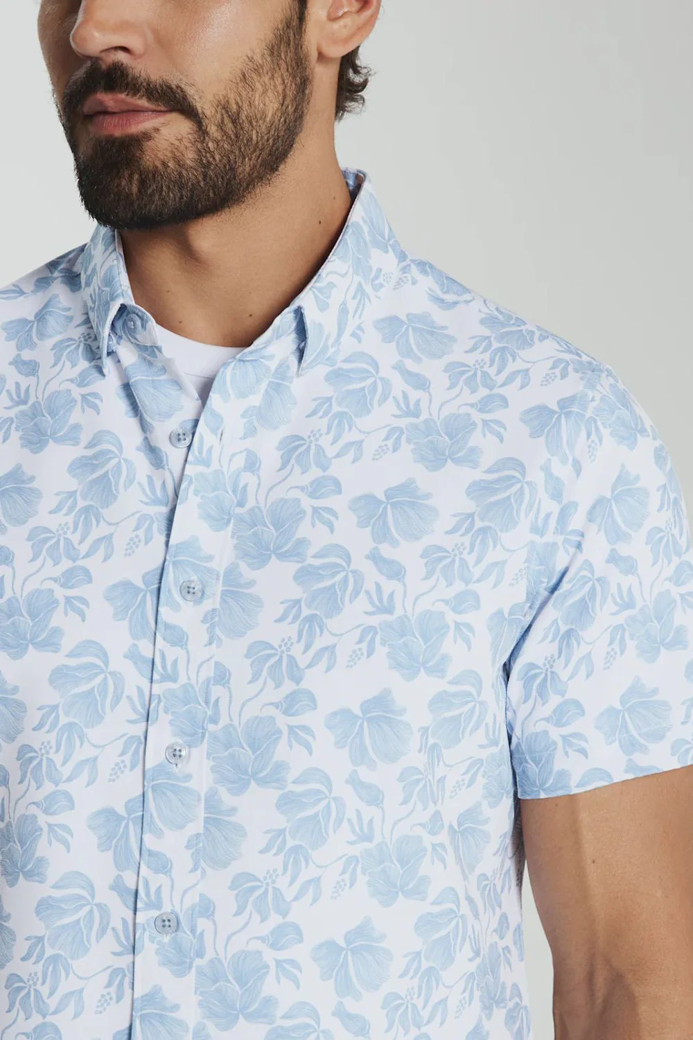 7Diamonds Lucien Shirt for Men in White | SMK-8269 WHITE - Image 3