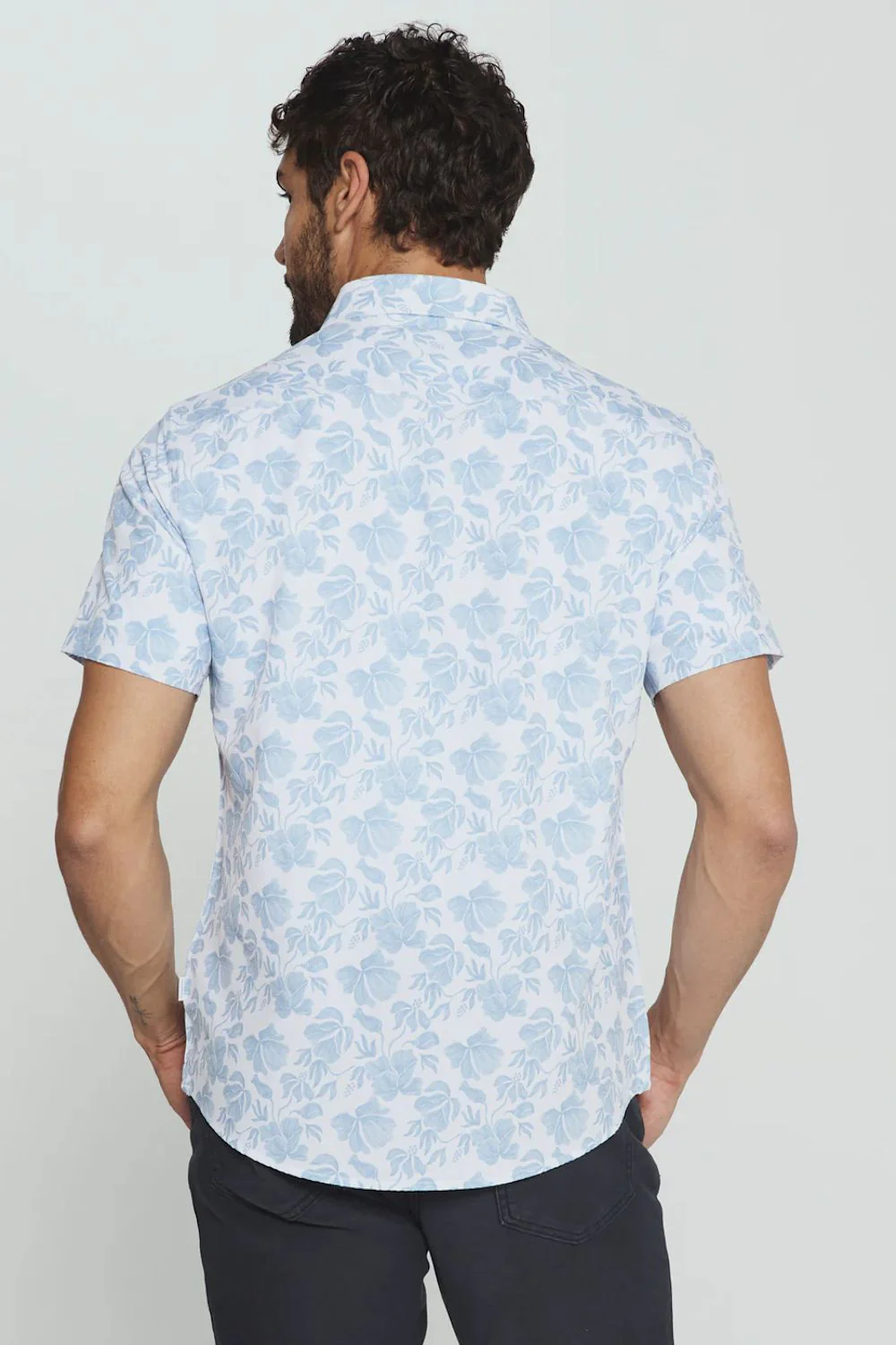 7Diamonds Lucien Shirt for Men in White | SMK-8269 WHITE - Image 4