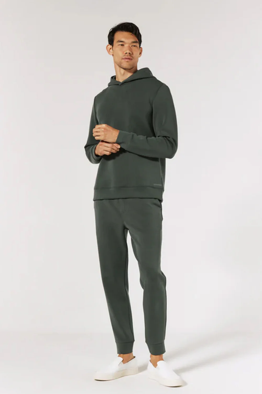 7Diamonds REV Hoodie for Men in Basil | STH-8362-BASIL - Image 5