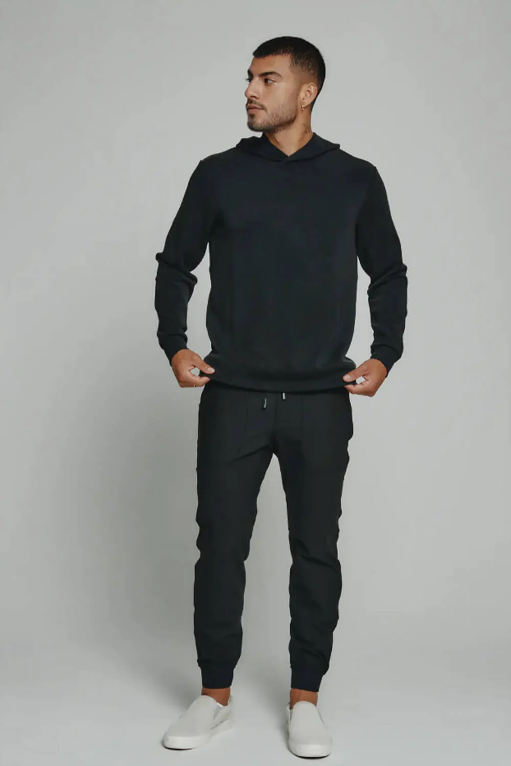 7Diamonds REV Hoodie for Men in Black | STH-8362-BLACK - Image 4
