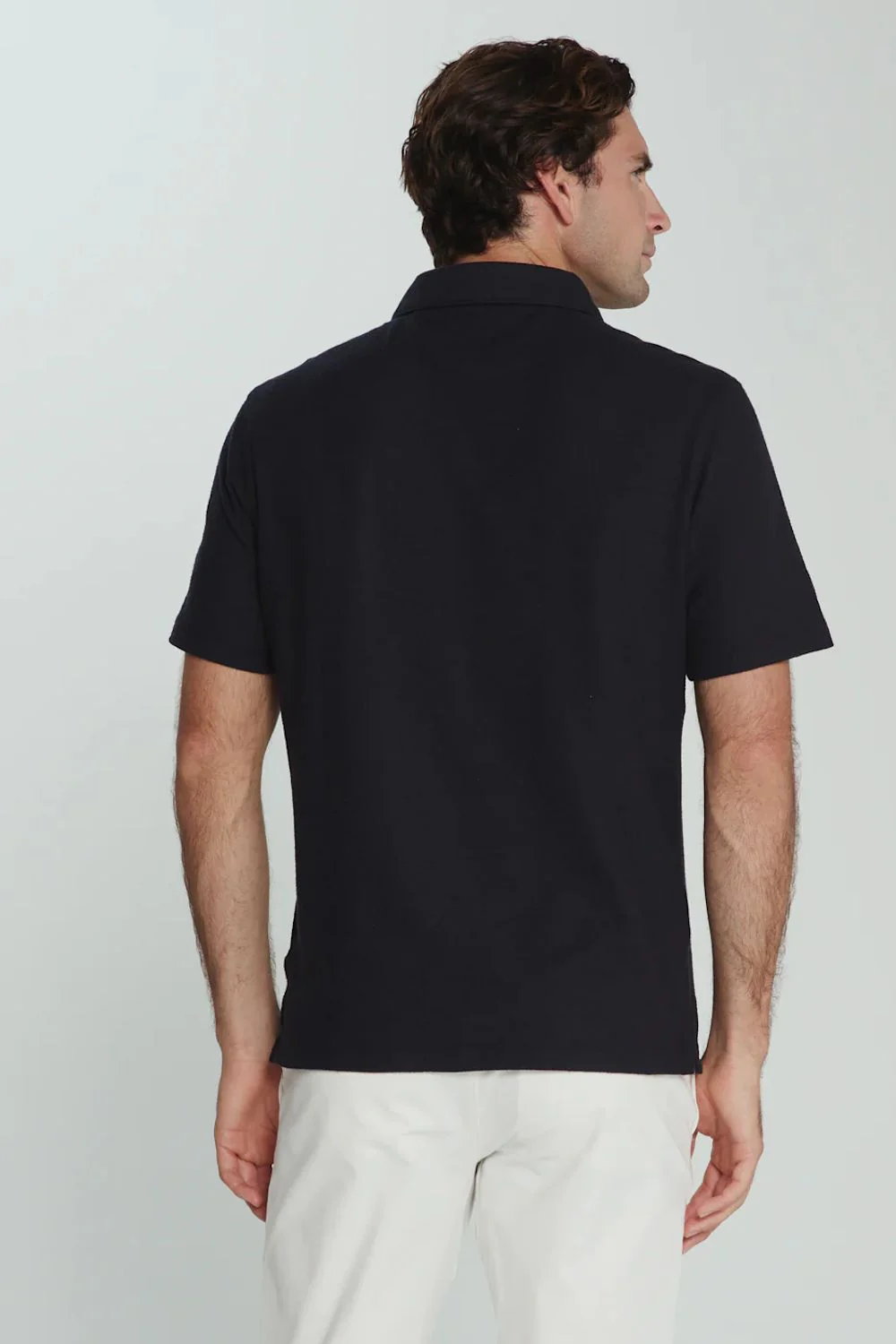 7Diamonds Rowan Polo Shirt for Men in Midnight | SMP-1774 MIDNIGHT - Image 3