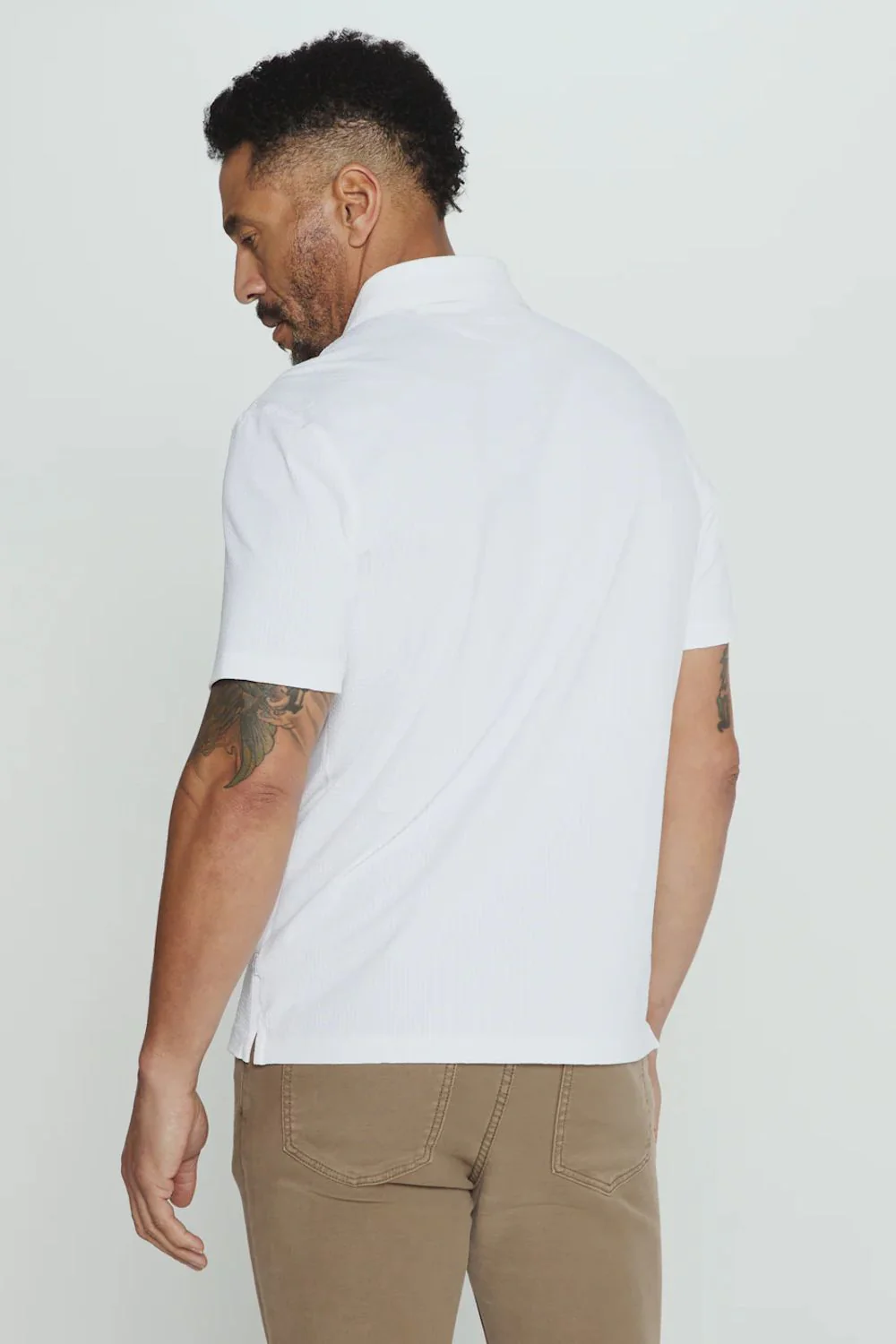 7Diamonds Sutherland Polo for Men in White | SMP-1742 WHITE - Image 4