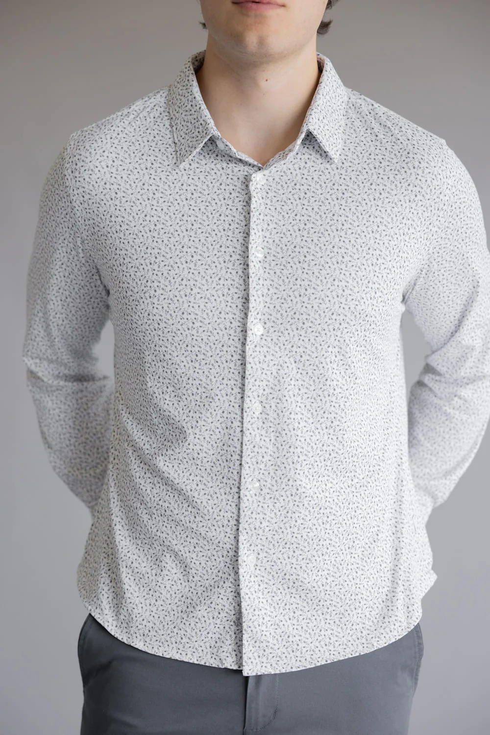 7Diamonds Wade Shirt for Men in Grey | SMKL-8211-GREY - Image 3