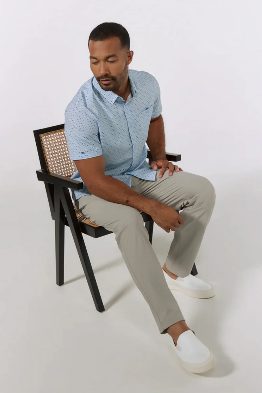 7Diamonds Zuma Chino Pants for Men in Smoky Taupe | STP-1288 SMOKYTAUPE - Image 3