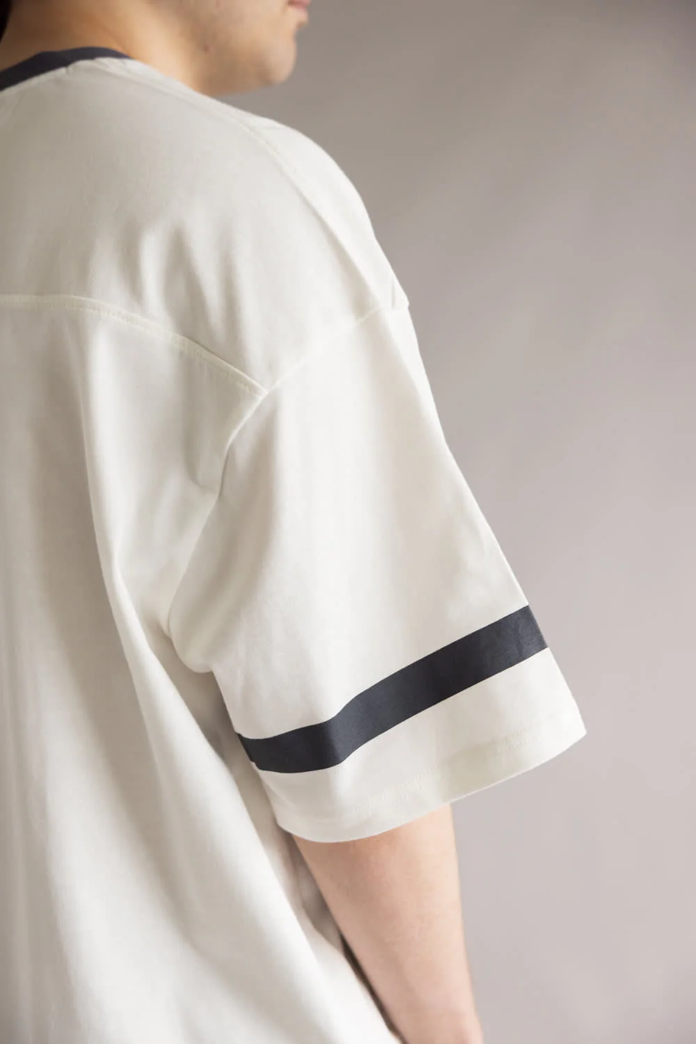 91 Graphic Jersey T-Shirt for Men in White | CKTS-D335 OFF WHITE - Image 5
