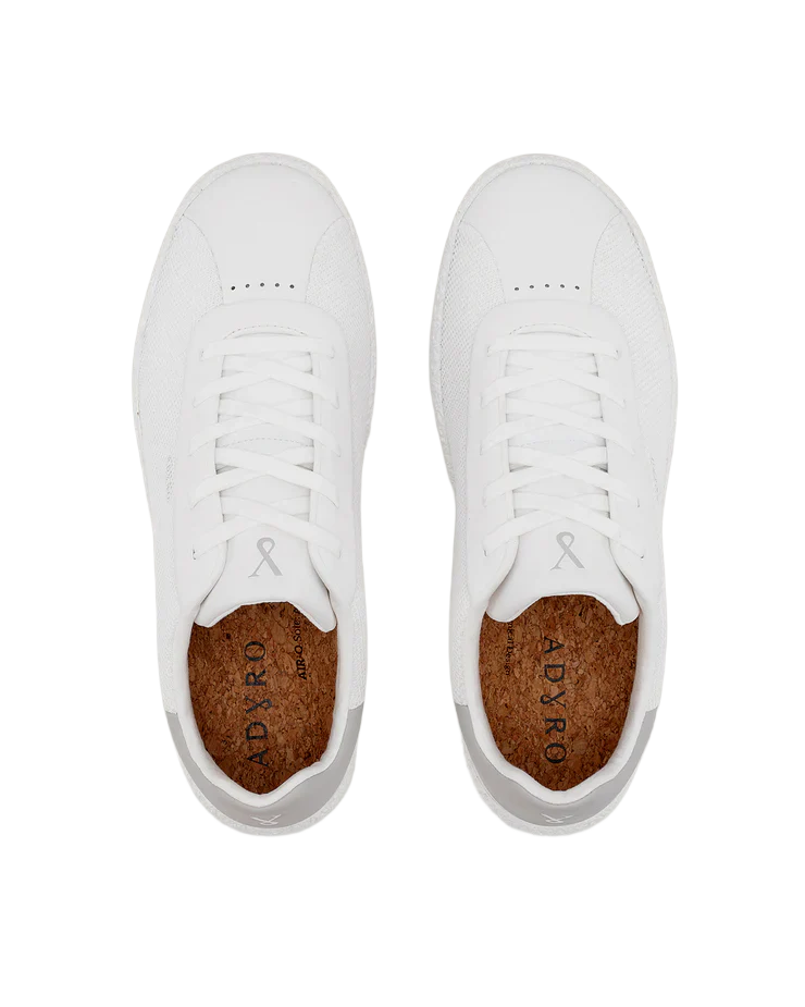 ADYRO Primo Sneakers for Men in Ice White | PRMICE103-ICE WHITE - Image 4