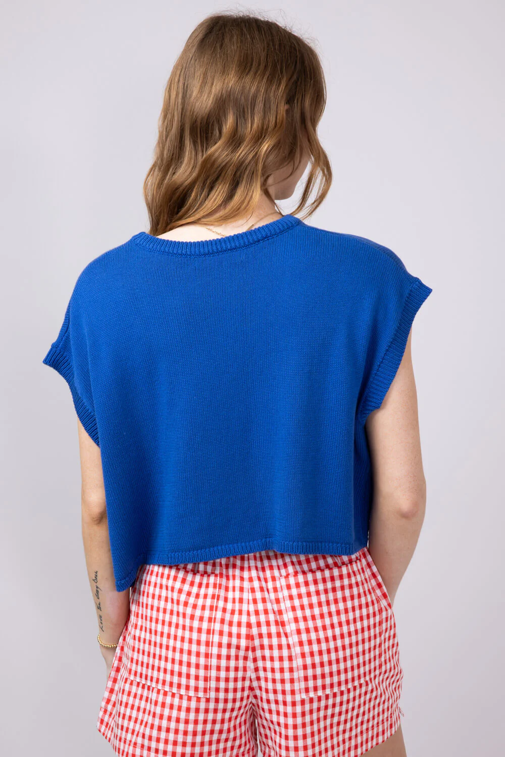 American Flag Sweater for Women in Blue | JT2024-62-BLUEREDNAVY - Image 3