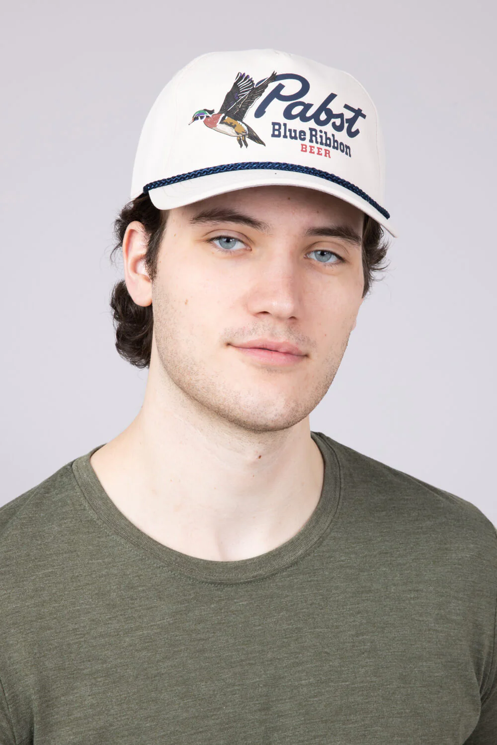American Needle Pabst Duck Canvas Hat for Men in Ivory | 23005A-PBC - Image 2