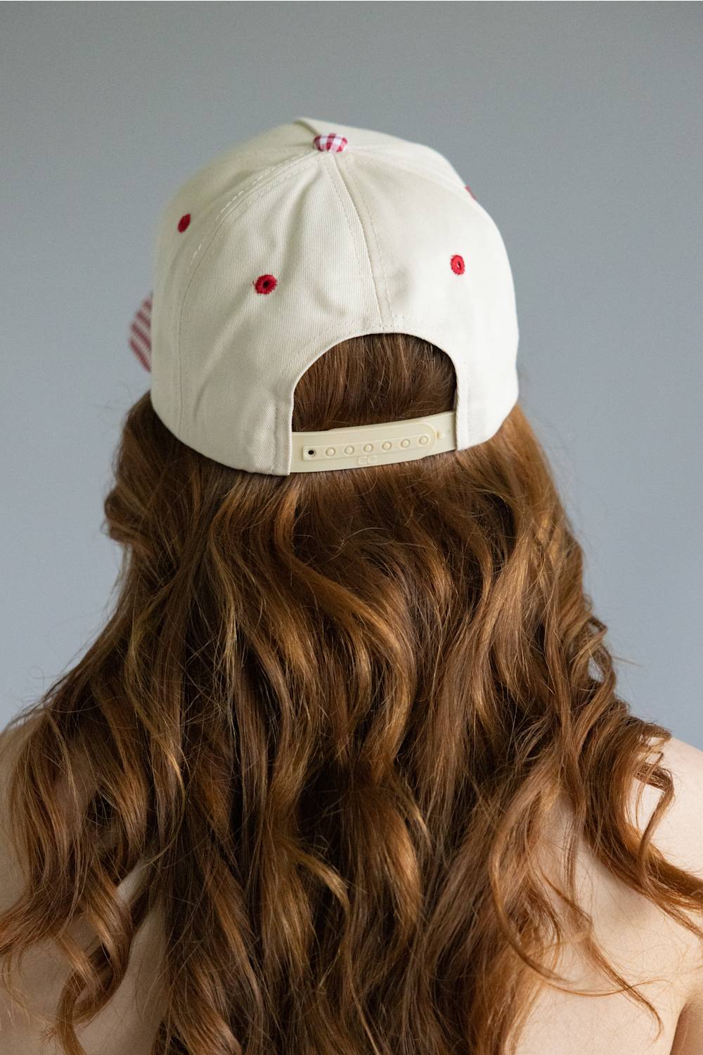 American Way Trucker Hat for Women | TCM0220-RED - Image 3