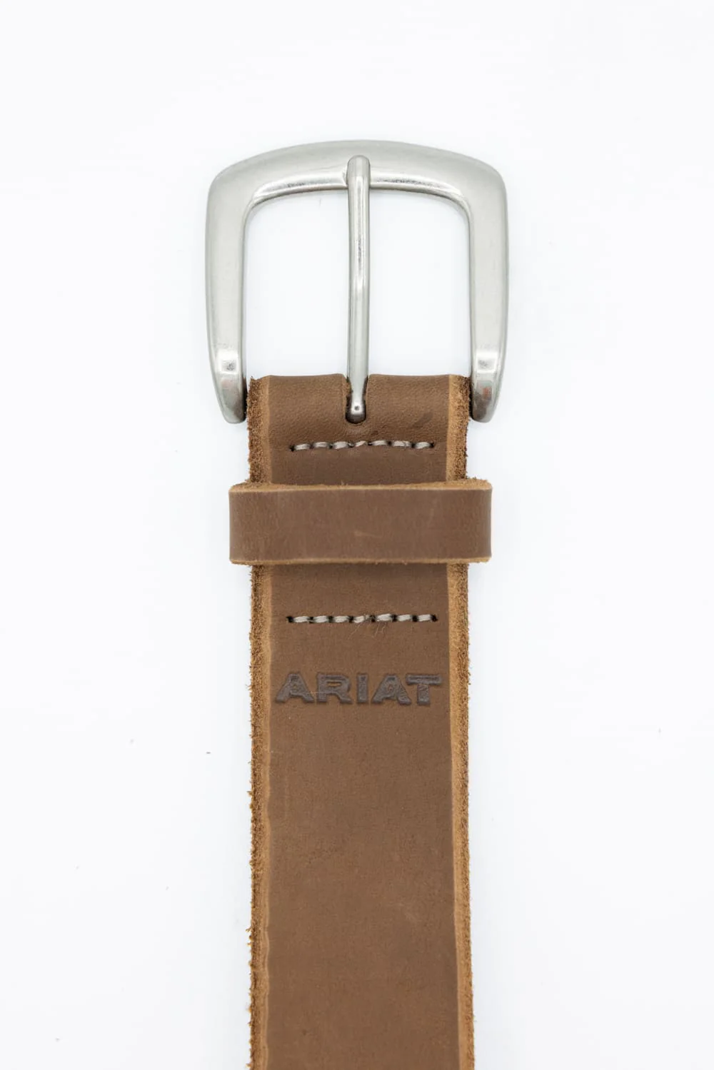 Ariat Beveled Edge Barn Belt for Men in Lite Brown | A1037444 - Image 2