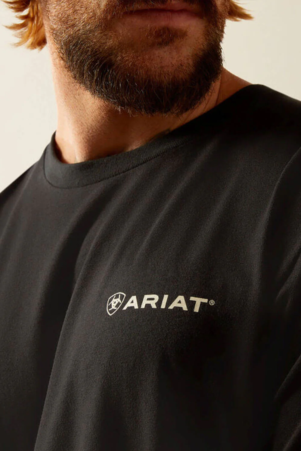 Ariat Big Sky Freedom T-Shirt for Men in Black | 10054842-BLACK - Image 4