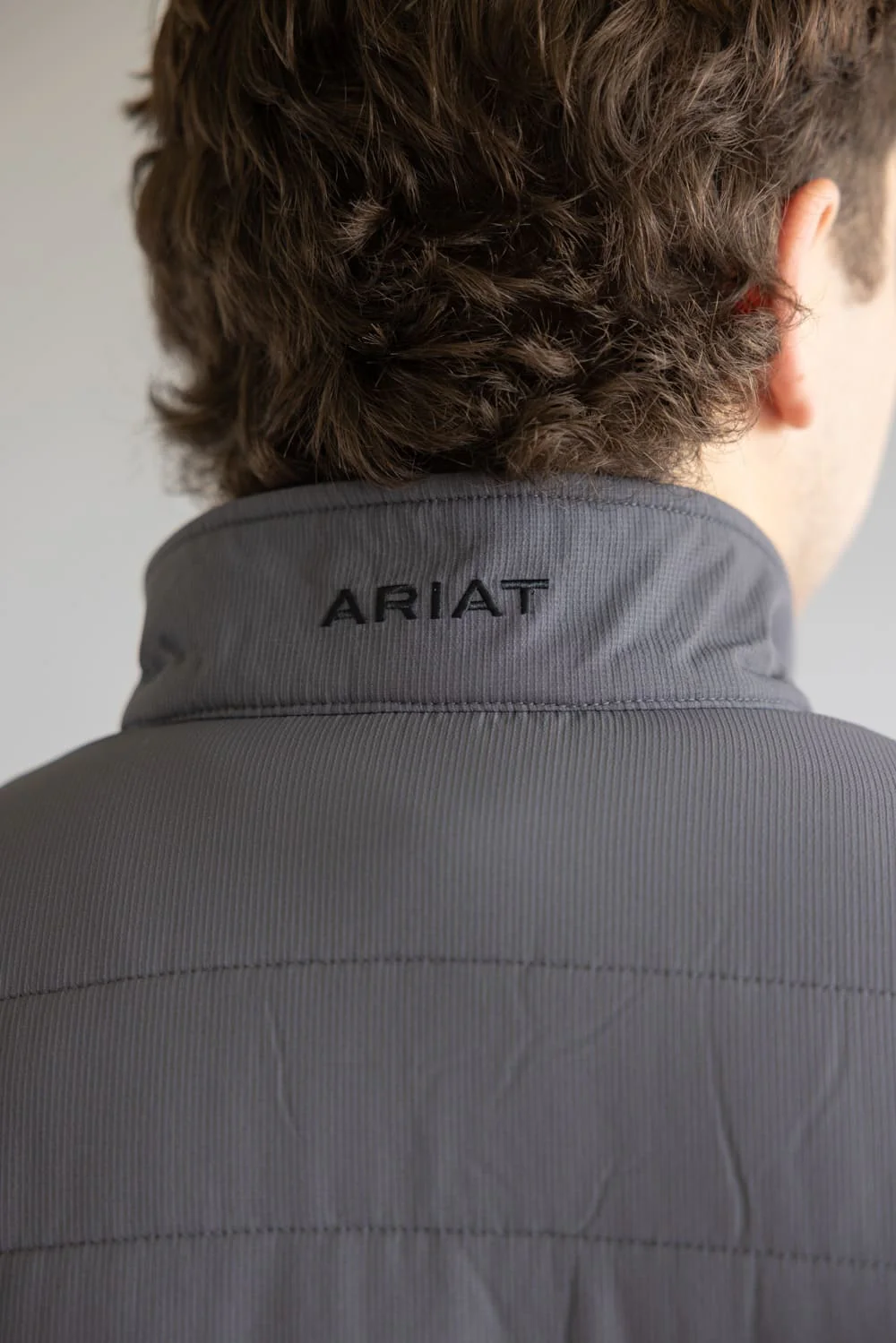 Ariat Caldwell Quarter Snap Pullover for Men in Grey | 10062679-GREY - Image 4