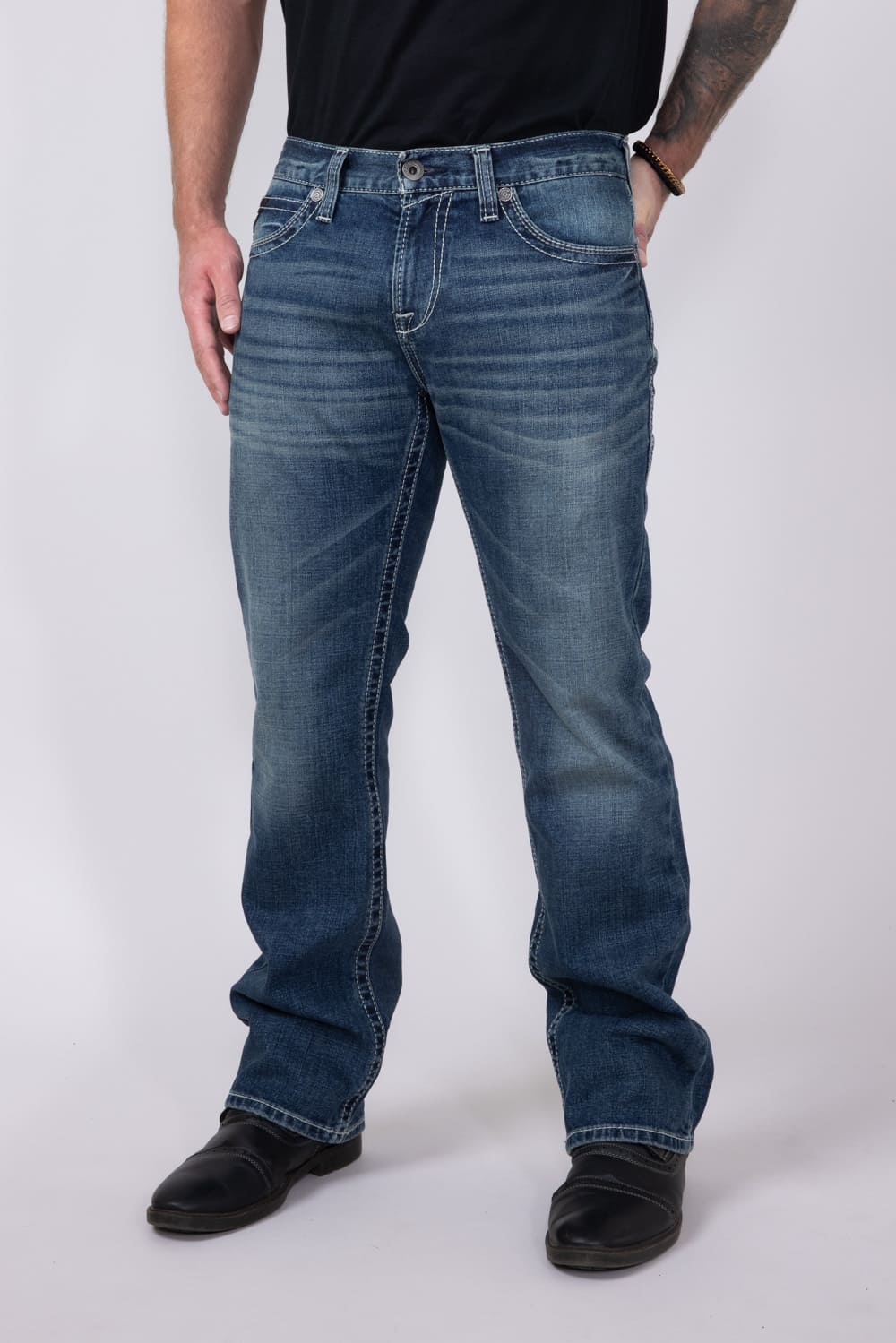 Ariat Coltrane/Silverton Slim Straight Leg for Men | 10027748-SILVERTON - Image 3