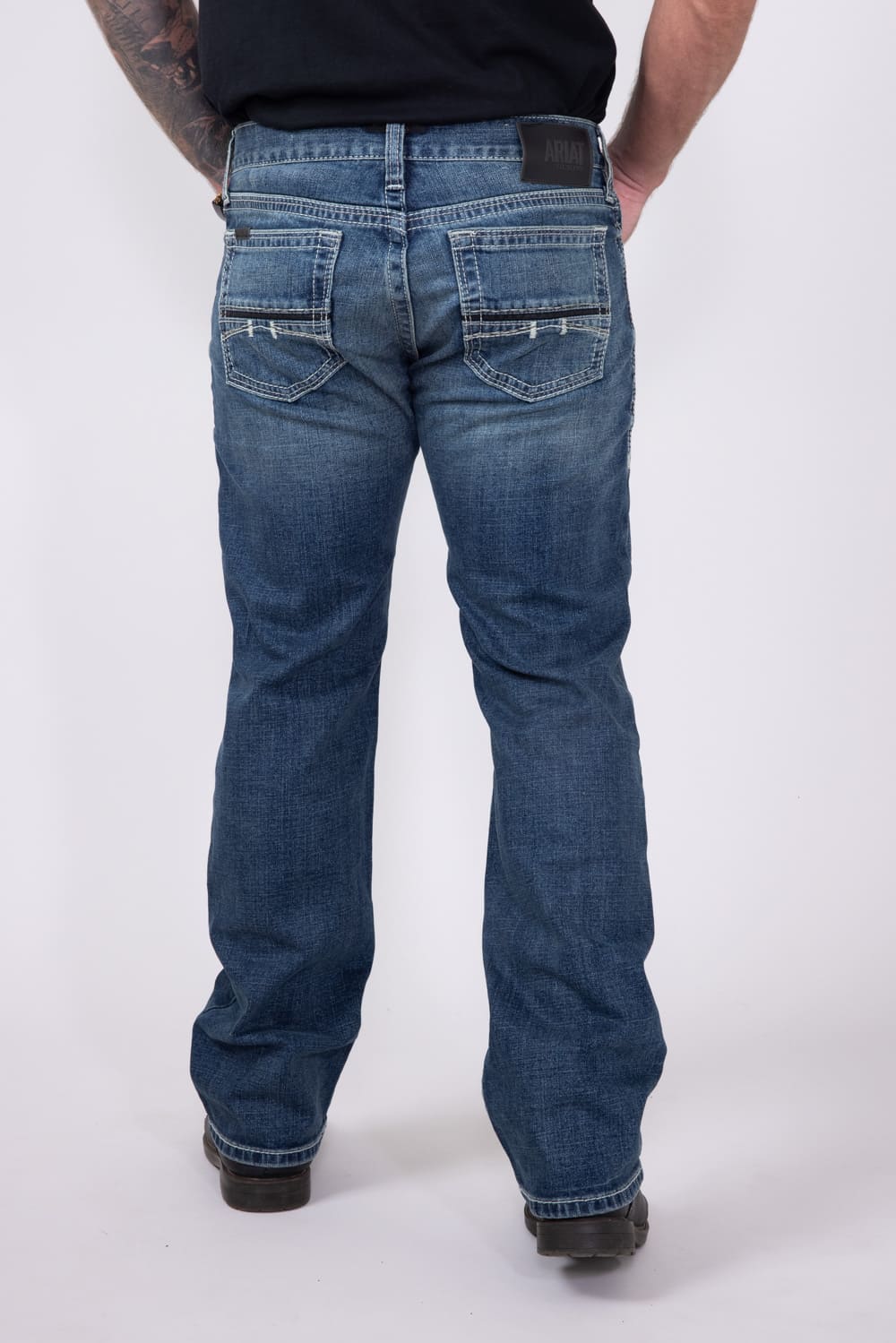 Ariat Coltrane/Silverton Slim Straight Leg for Men | 10027748-SILVERTON - Image 4