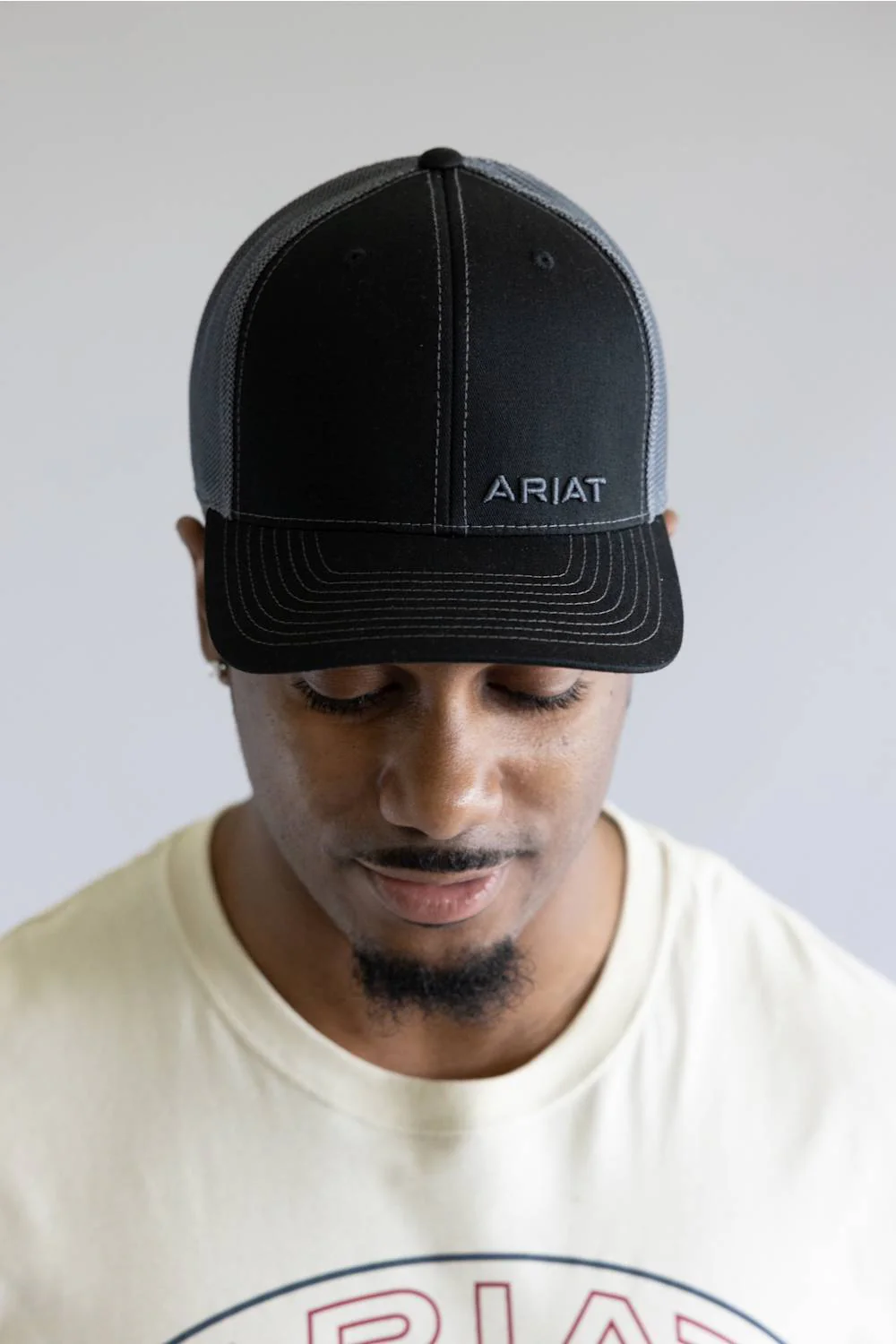 Ariat Logo Cap for Men in Black | 1597501 - Image 3