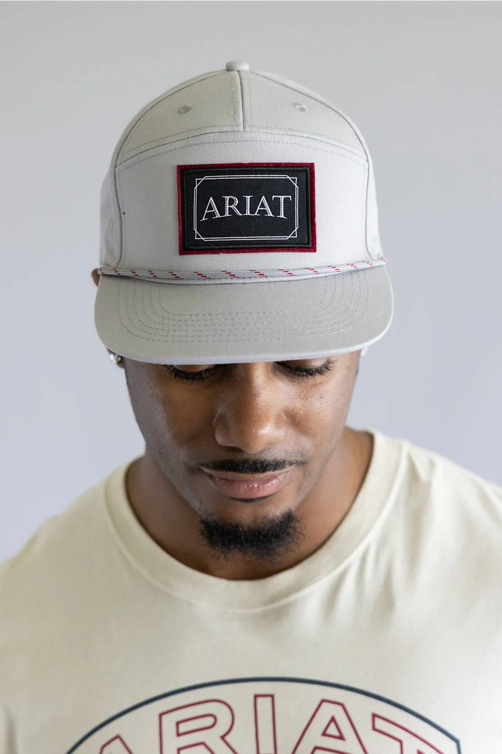 Ariat Logo Patch Cap for Men in Grey | A300097206 - Image 2