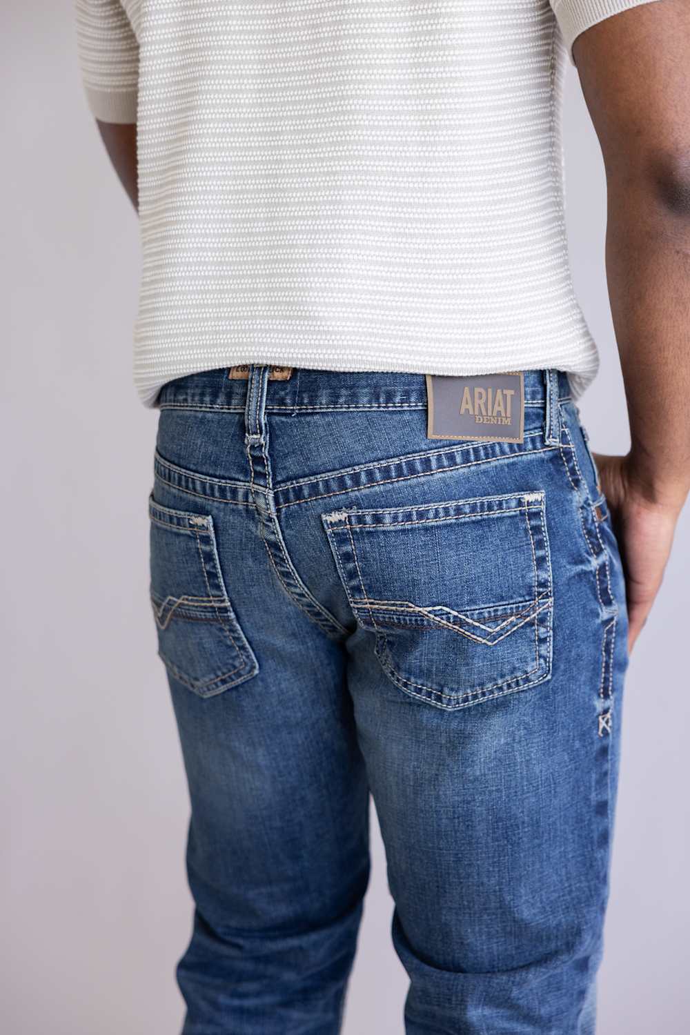 Ariat M2 Traditional Relaxed Ryder Bootcut Jeans for Men | 10073110-LENNOX - Image 3
