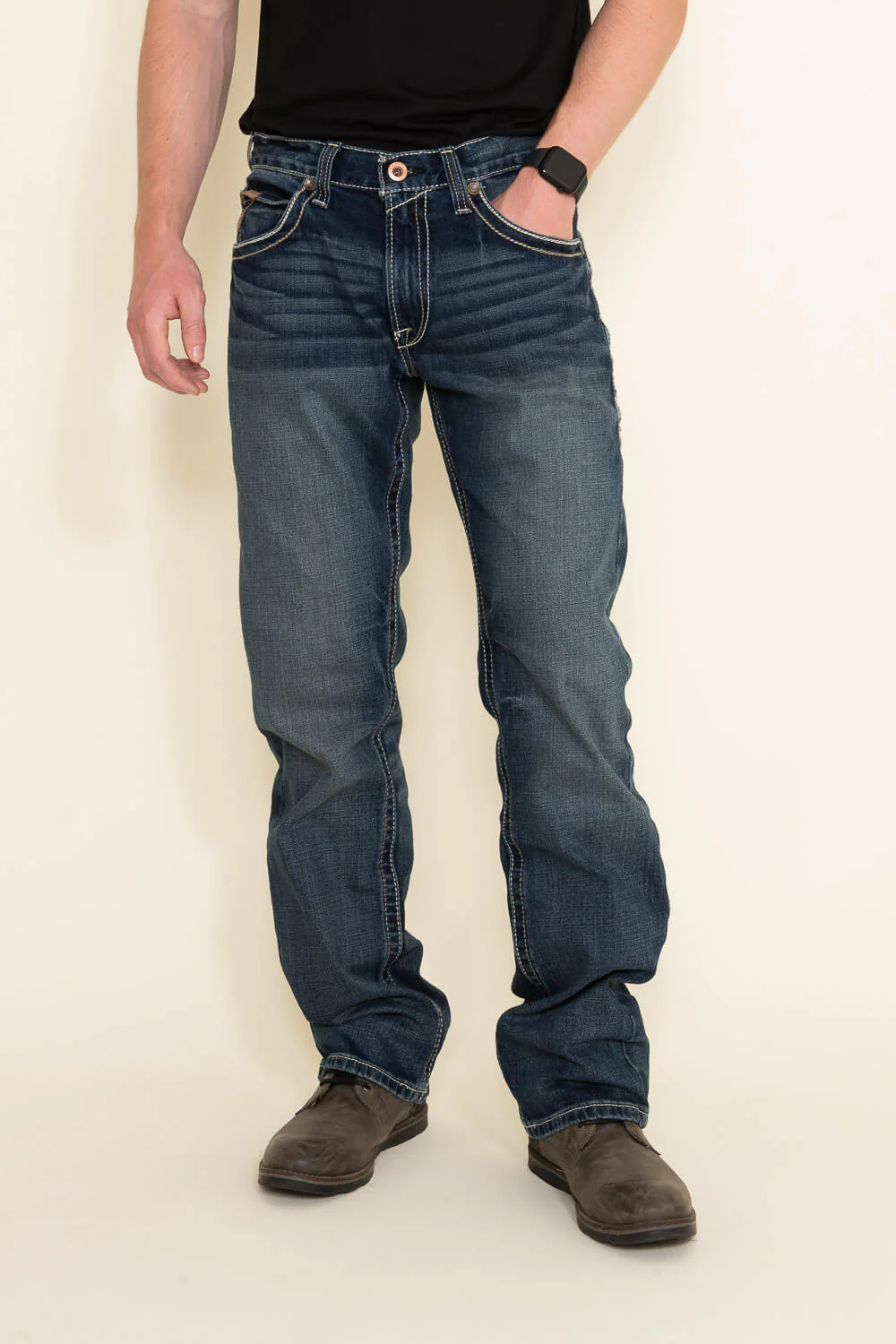 Ariat M5 Lennox Adkins Straight Leg Jeans for Men  | 10030275-LENNOX 18.5 LEG - Image 3