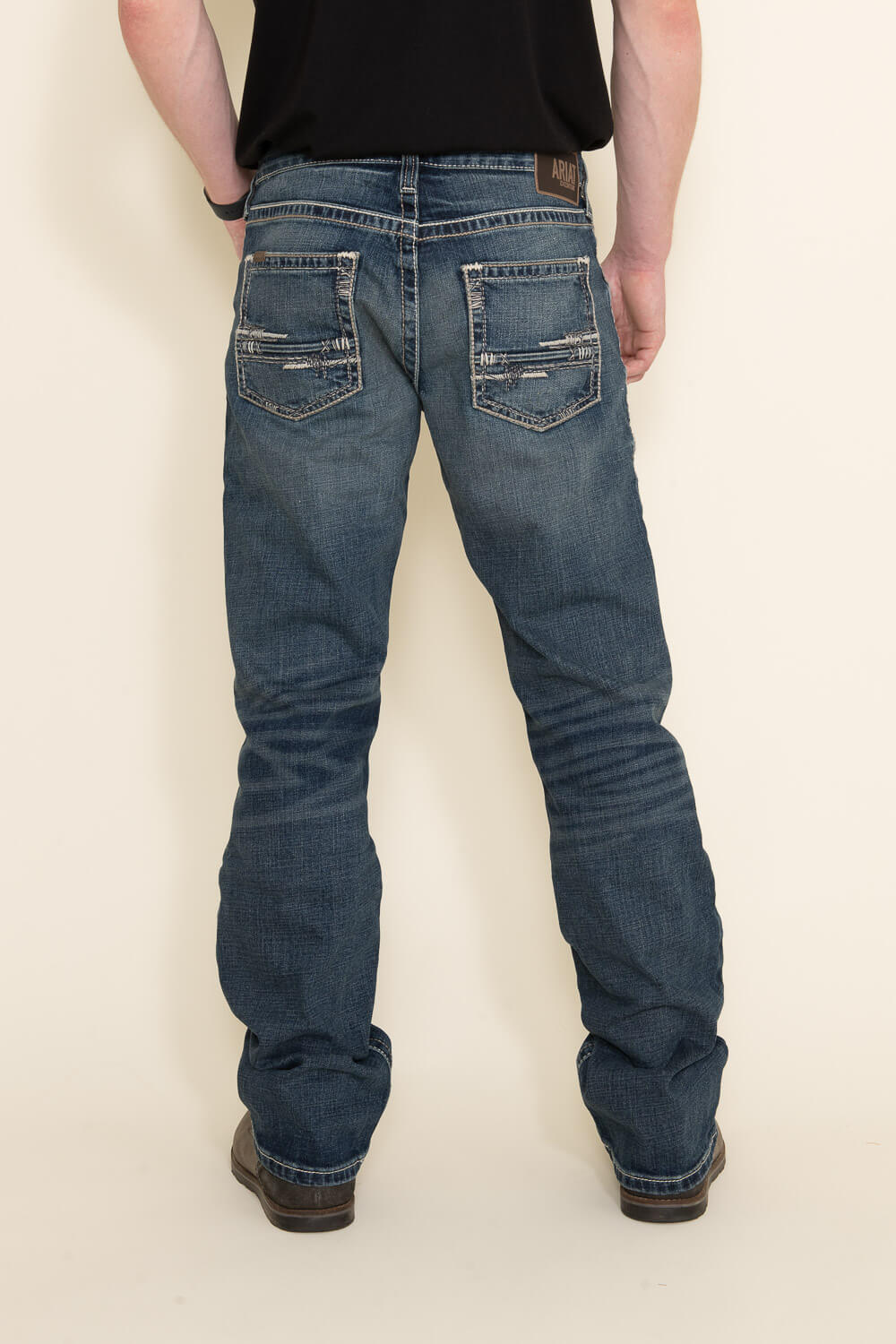 Ariat M5 Lennox Adkins Straight Leg Jeans for Men  | 10030275-LENNOX 18.5 LEG - Image 6