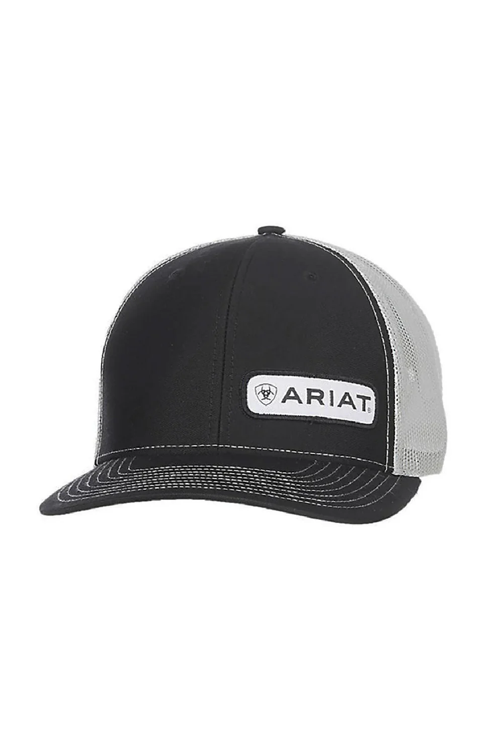 Ariat Offset Patch Hat for Men in Black | A300000501 - Image 2