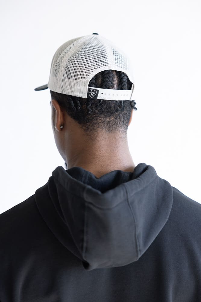 Ariat Offset Patch Hat for Men in Black | A300000501 - Image 3