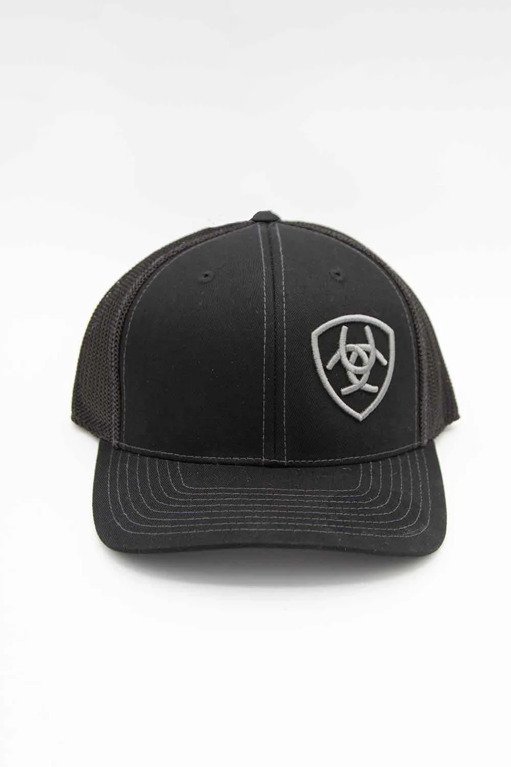 Ariat Offset Trucker Hat in Black | 1597801 - Image 2
