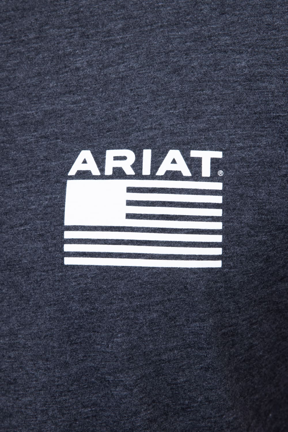 Ariat RWB T-Shirt for Men in Charcoal Heather | 10054771-CHARCOAL - Image 3