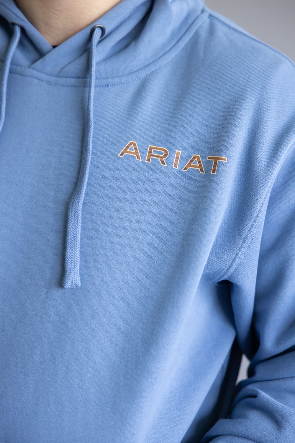 Ariat Sun Valley Circle Hoodie for Men in Blue | 10062498-BLUE - Image 4