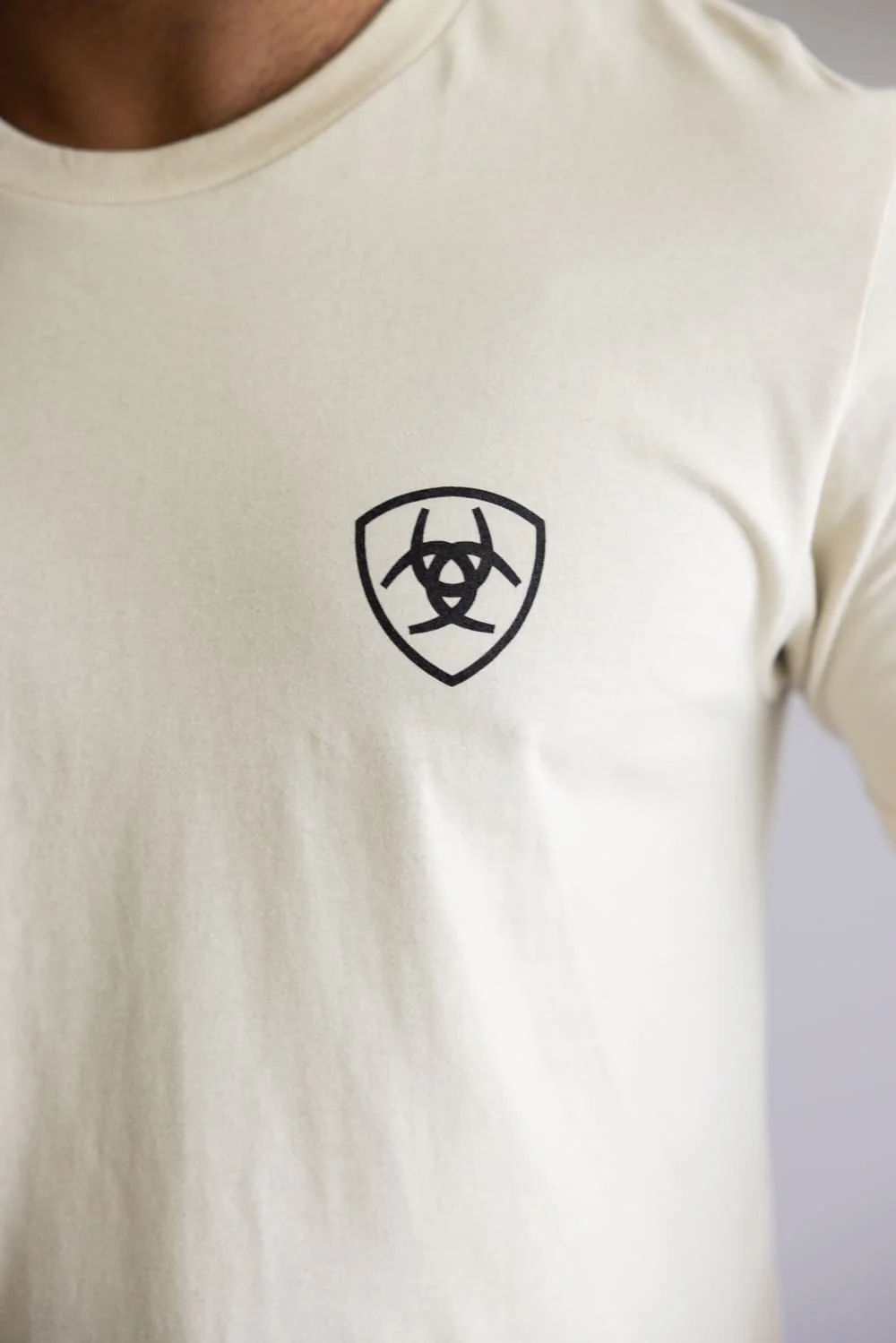 Ariat Tenochitlan Shield Shooter T-Shirt for Men in Natural | 10058883-NATURAL - Image 3