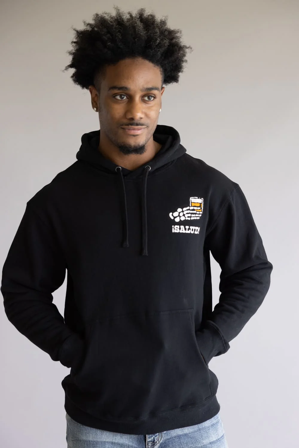 Ariat x Sendero Senor Agave Horses Hoodie for Men in Black | 10062504-BLK - Image 2