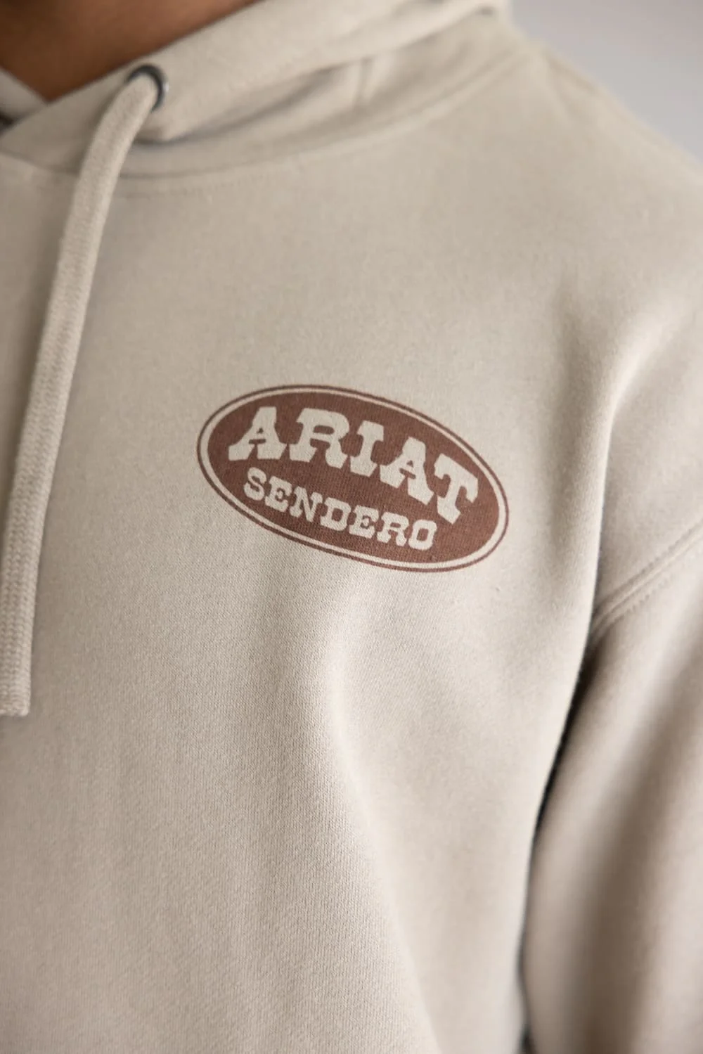 Ariat x Sendero Slow Horses Hoodie for Men in Brown | 10062503-BRINDLE - Image 3