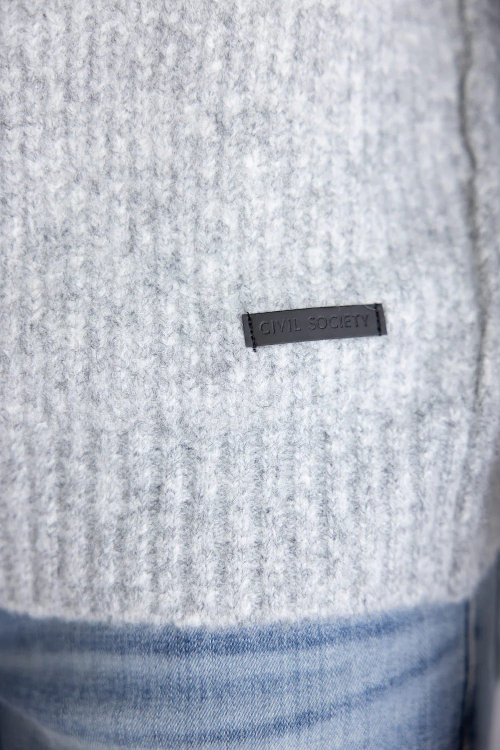 Avery Hooded Sweater for Men in Heather Gray | MCW-177-HTHRGRAY - Image 3