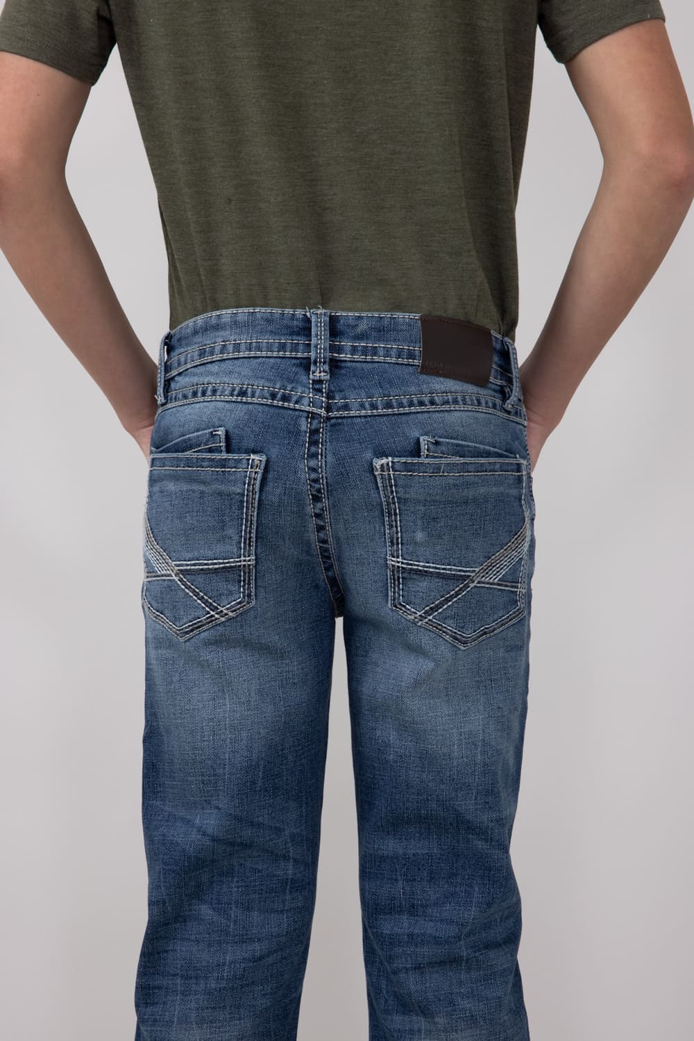 Axel Jeans Boys 8-20 Colton Eaton Bootcut Jeans | AXBB0080-EATON-MEDBLUE - Image 5