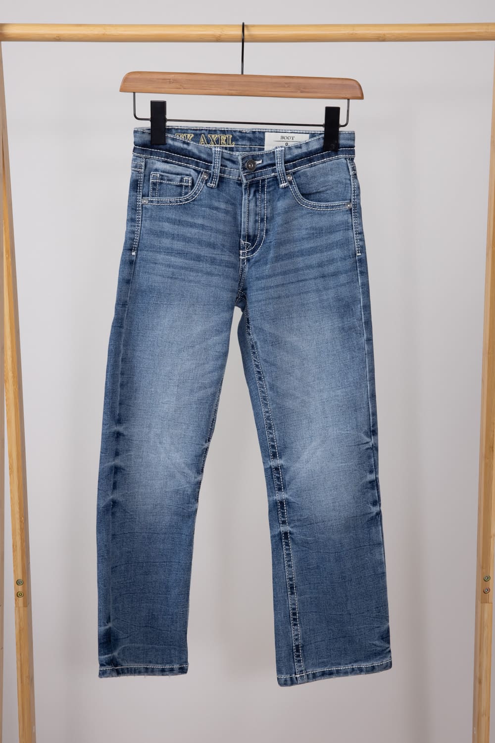 Axel Jeans Boys 8-20 Owen Cave Bootcut Jeans | AXBB0084-CAVE-LTBLUE - Image 3
