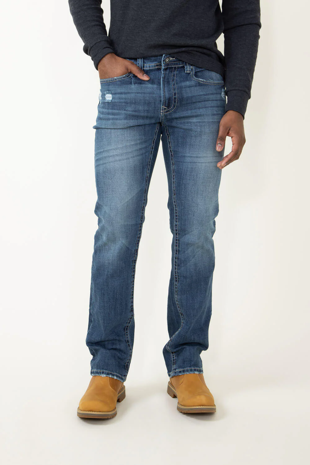 Axel Jeans Davis Classic Straight Jeans for Men | AXMB0041-TUNXIS - Image 3