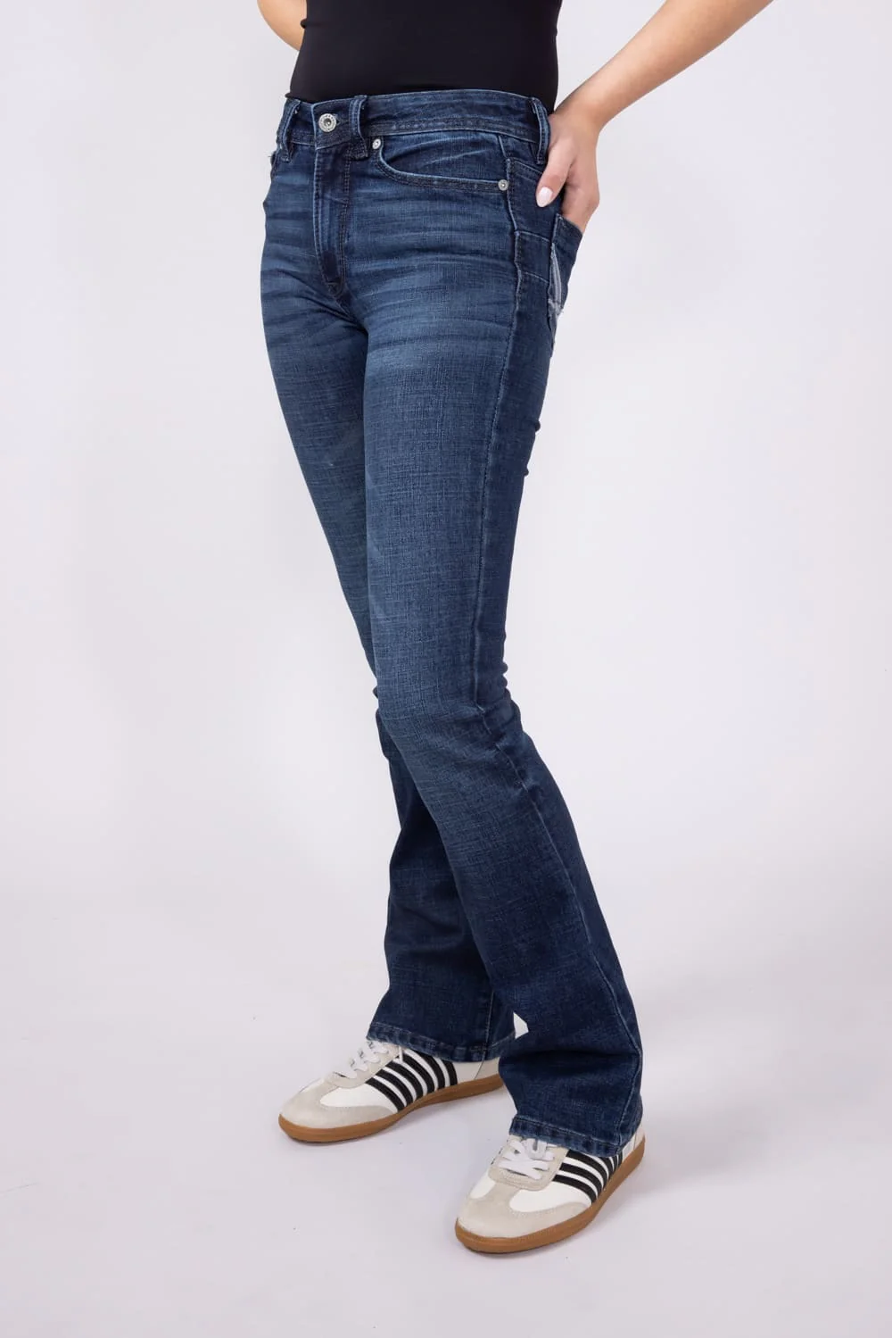 Axel Jeans Girls 7-16 Dorothy Bootcut Flare Jeans | AXGB0005 - Image 4
