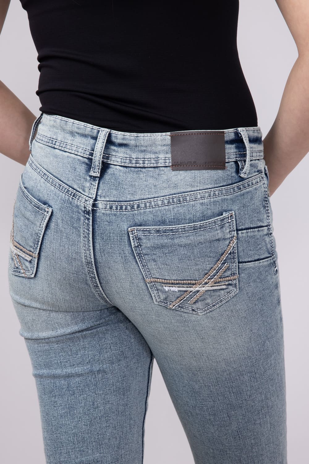 Axel Jeans Girls 7-16 Jolene Slim Bootcut Flare Jeans | AXGB0001 - Image 5