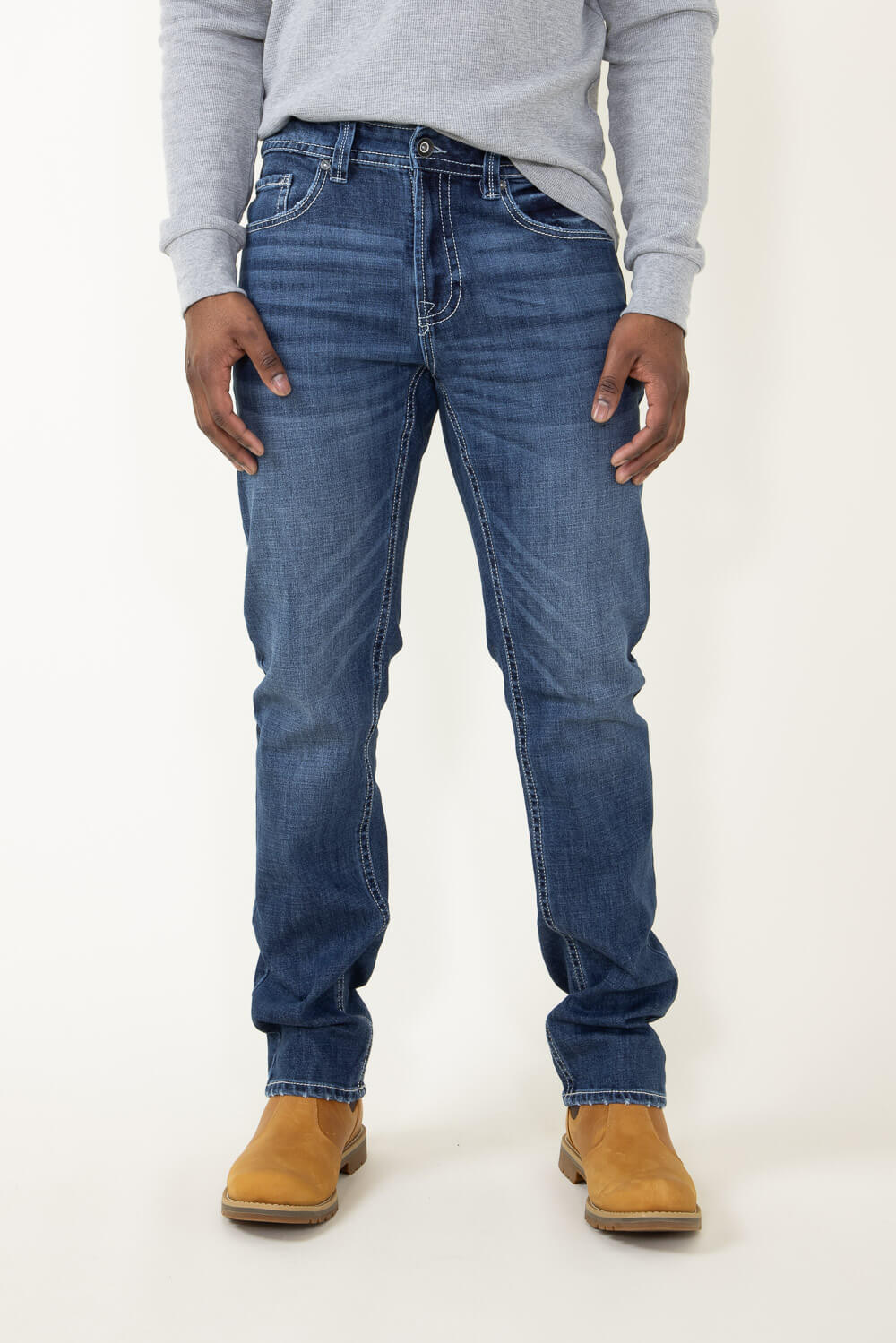 Axel Jeans Noah Athletic Straight Jeans for Men | AXMB0043-ATH - Image 4