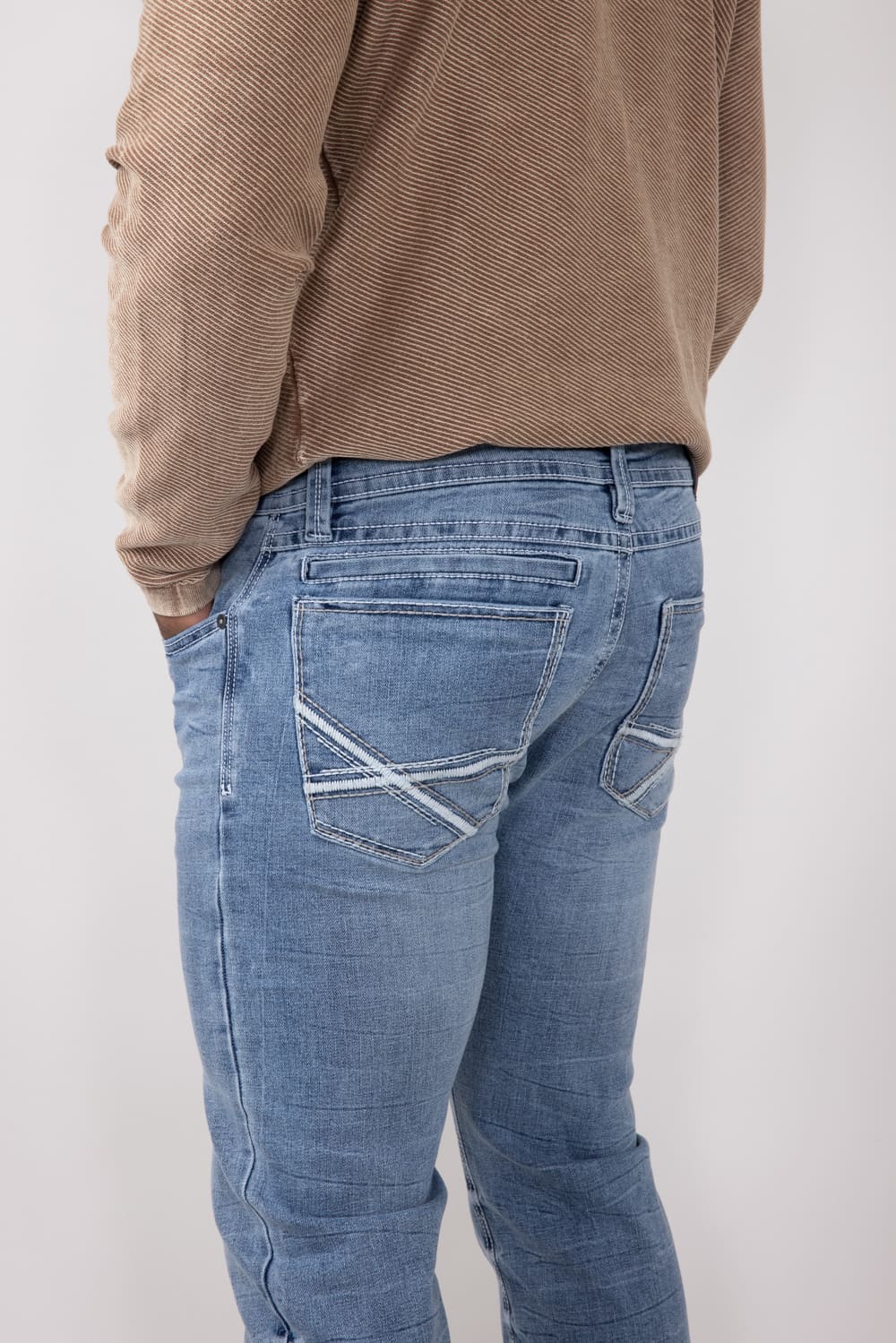 Axel Jeans Owen Cave Bootcut Athletic Jeans for Men | AXMB0084-OWEN - Image 2