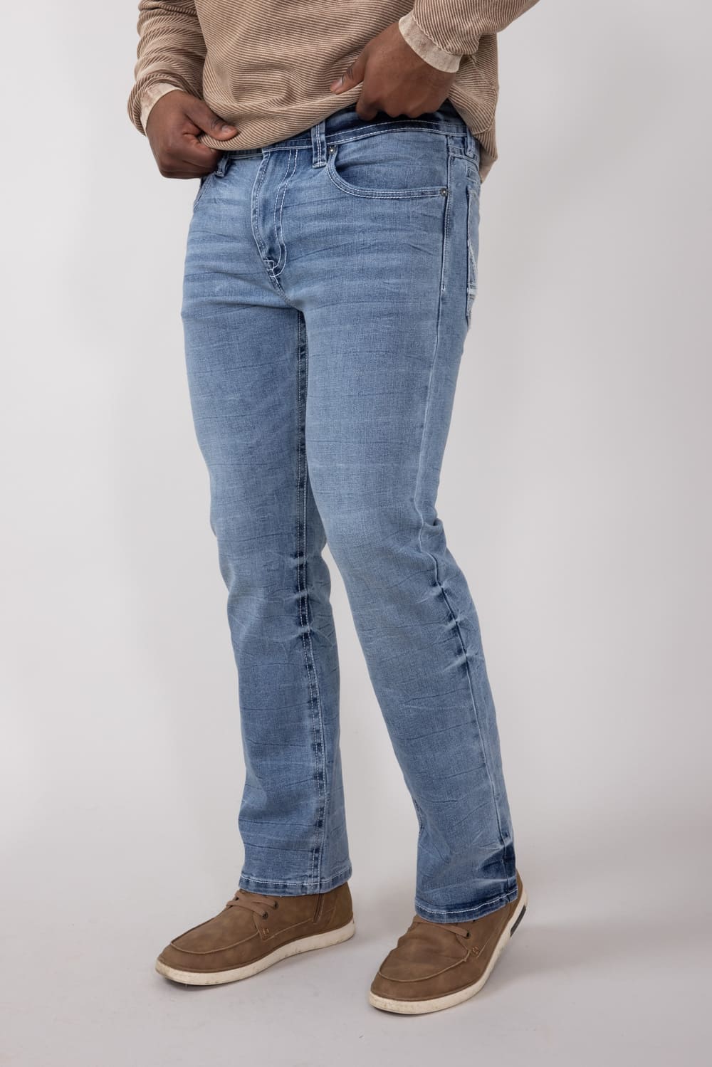 Axel Jeans Owen Cave Bootcut Athletic Jeans for Men | AXMB0084-OWEN - Image 3