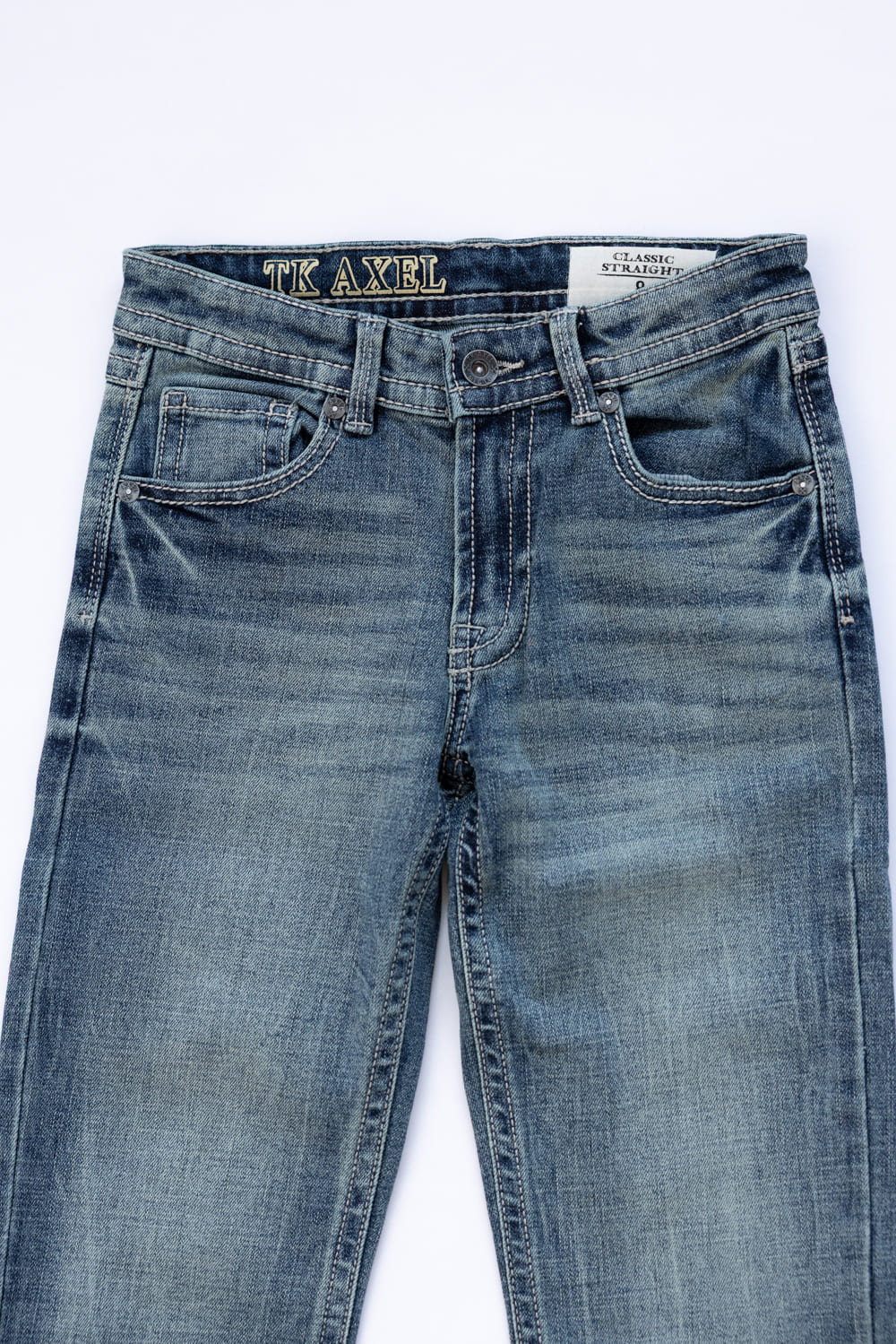 Axel Jeans Boys 8-20 Sam Classic Straight Jeans | AXBB0032-SIERRA - Image 3
