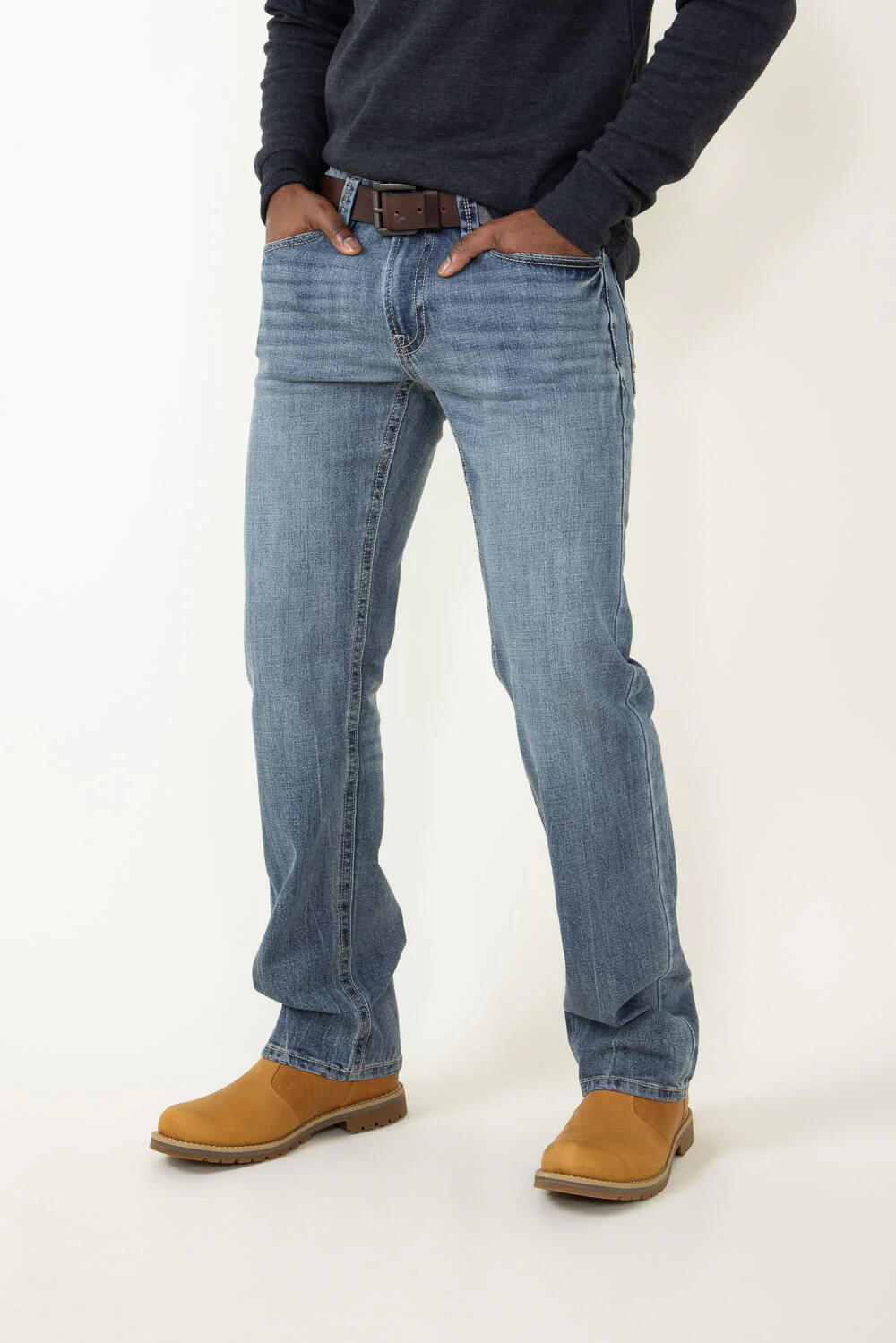 Axel Jeans Sam Classic Straight Jeans for Men | AXMB0032-SIERRA - Image 3