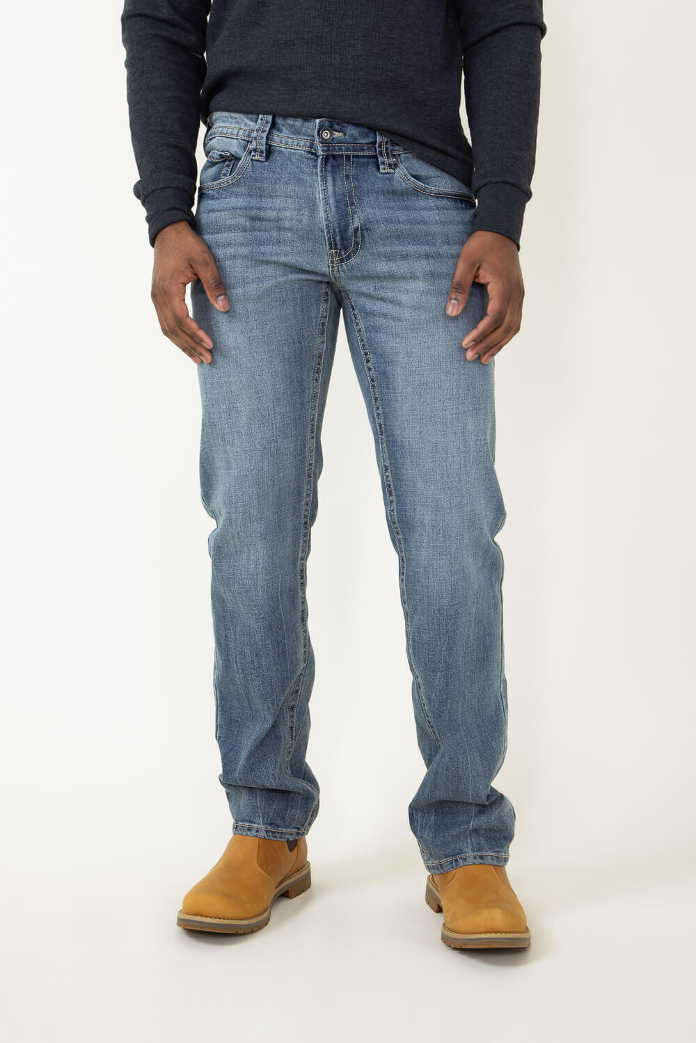 Axel Jeans Sam Classic Straight Jeans for Men | AXMB0032-SIERRA - Image 4