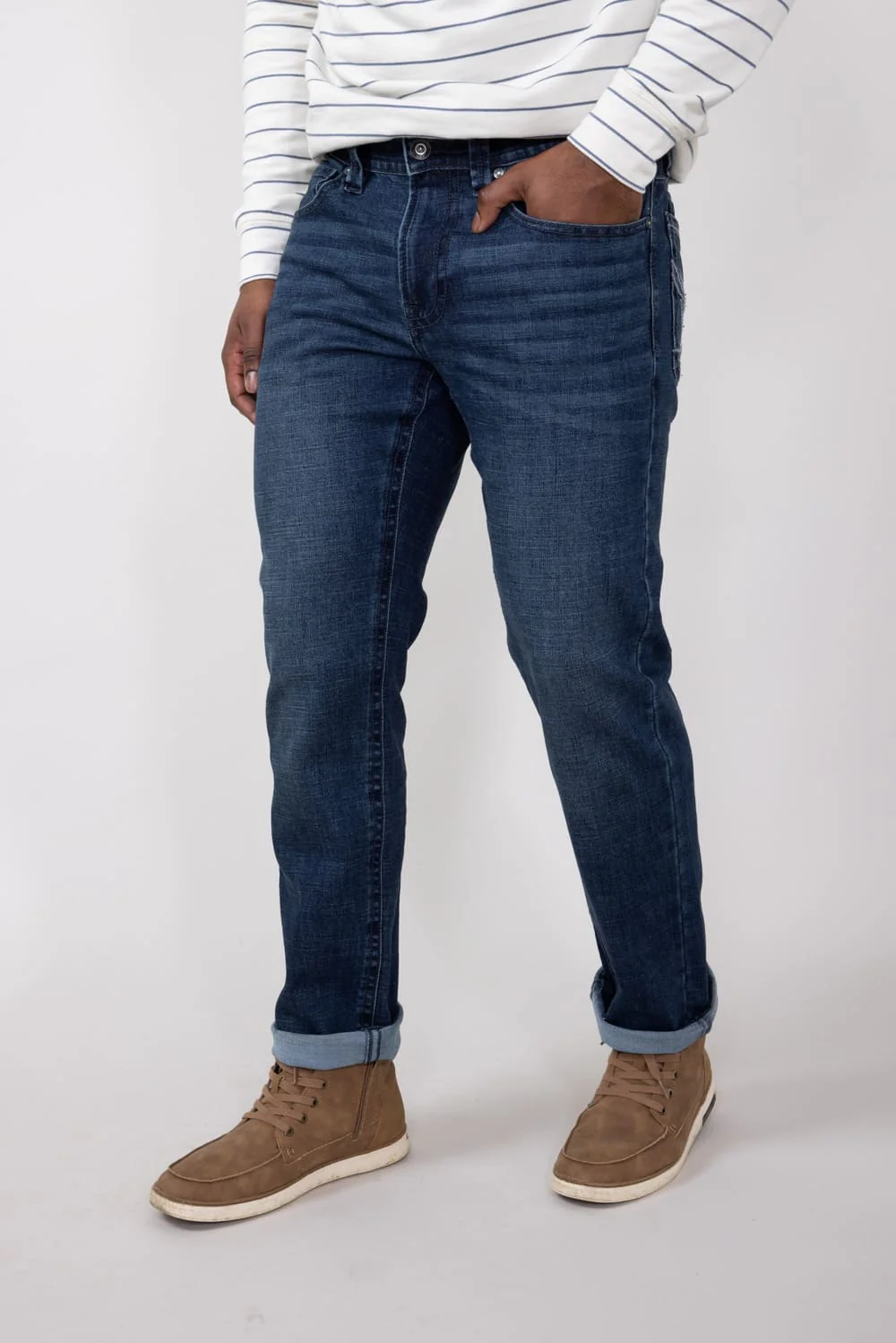 Axel Jeans Lincoln New Castle Athletic Straight Jeans for Men | AXMB0085-LINCOLN - Image 2