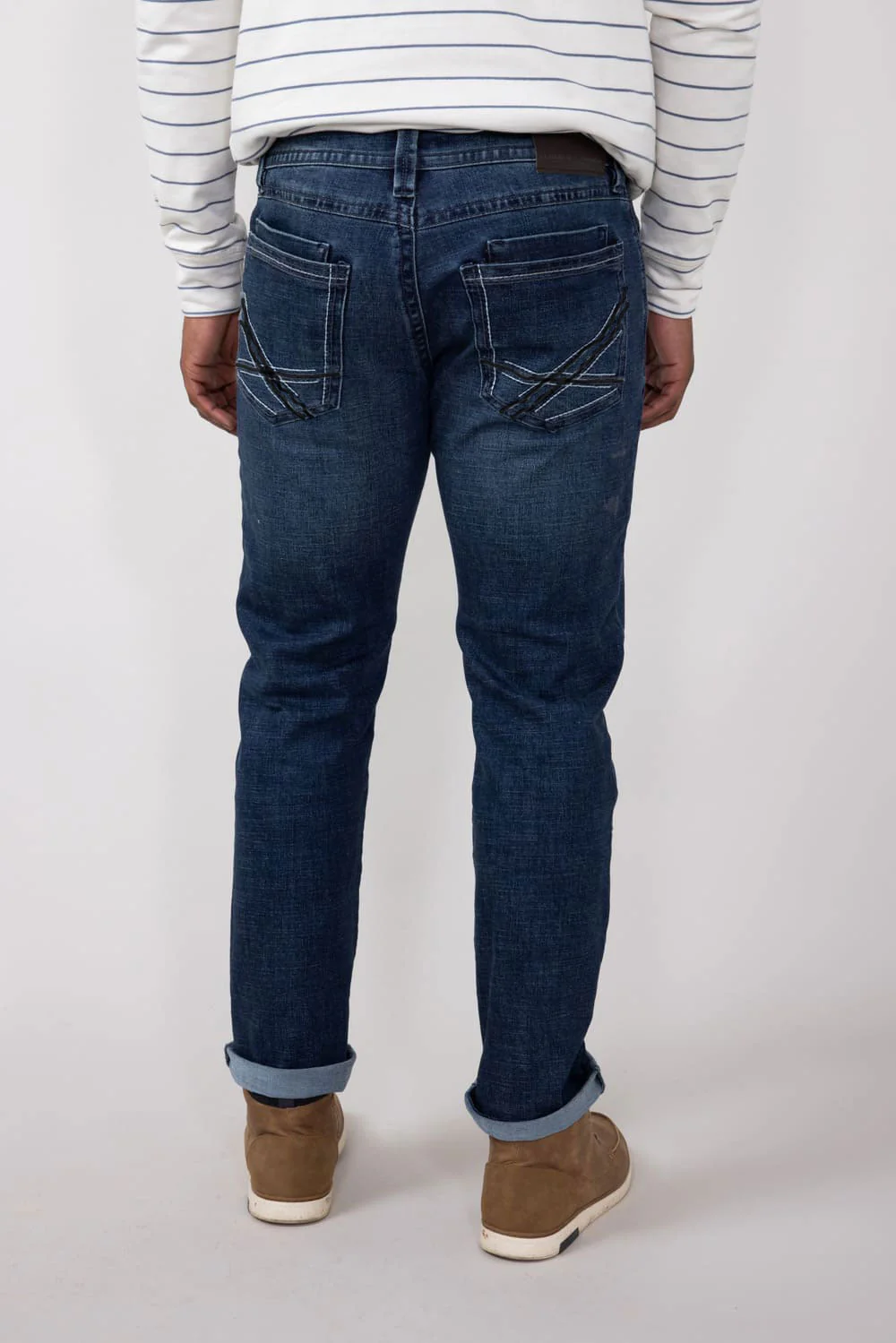 Axel Jeans Lincoln New Castle Athletic Straight Jeans for Men | AXMB0085-LINCOLN - Image 3