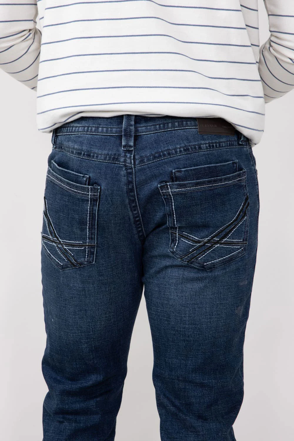 Axel Jeans Lincoln New Castle Athletic Straight Jeans for Men | AXMB0085-LINCOLN - Image 4