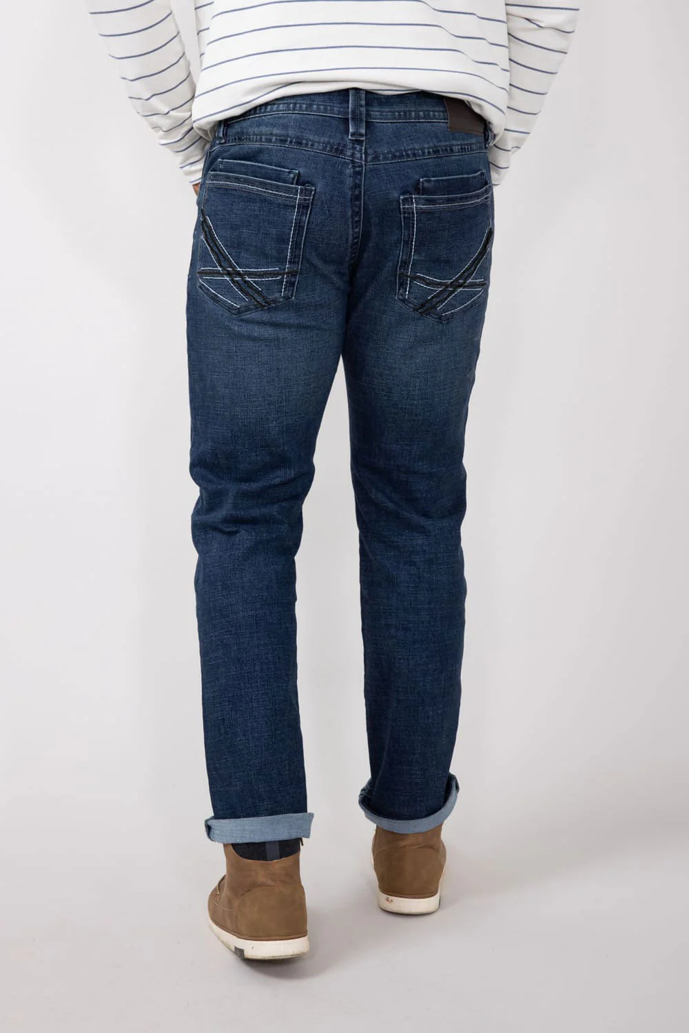 Axel Jeans Lincoln New Castle Athletic Straight Jeans for Men | AXMB0085-LINCOLN - Image 6